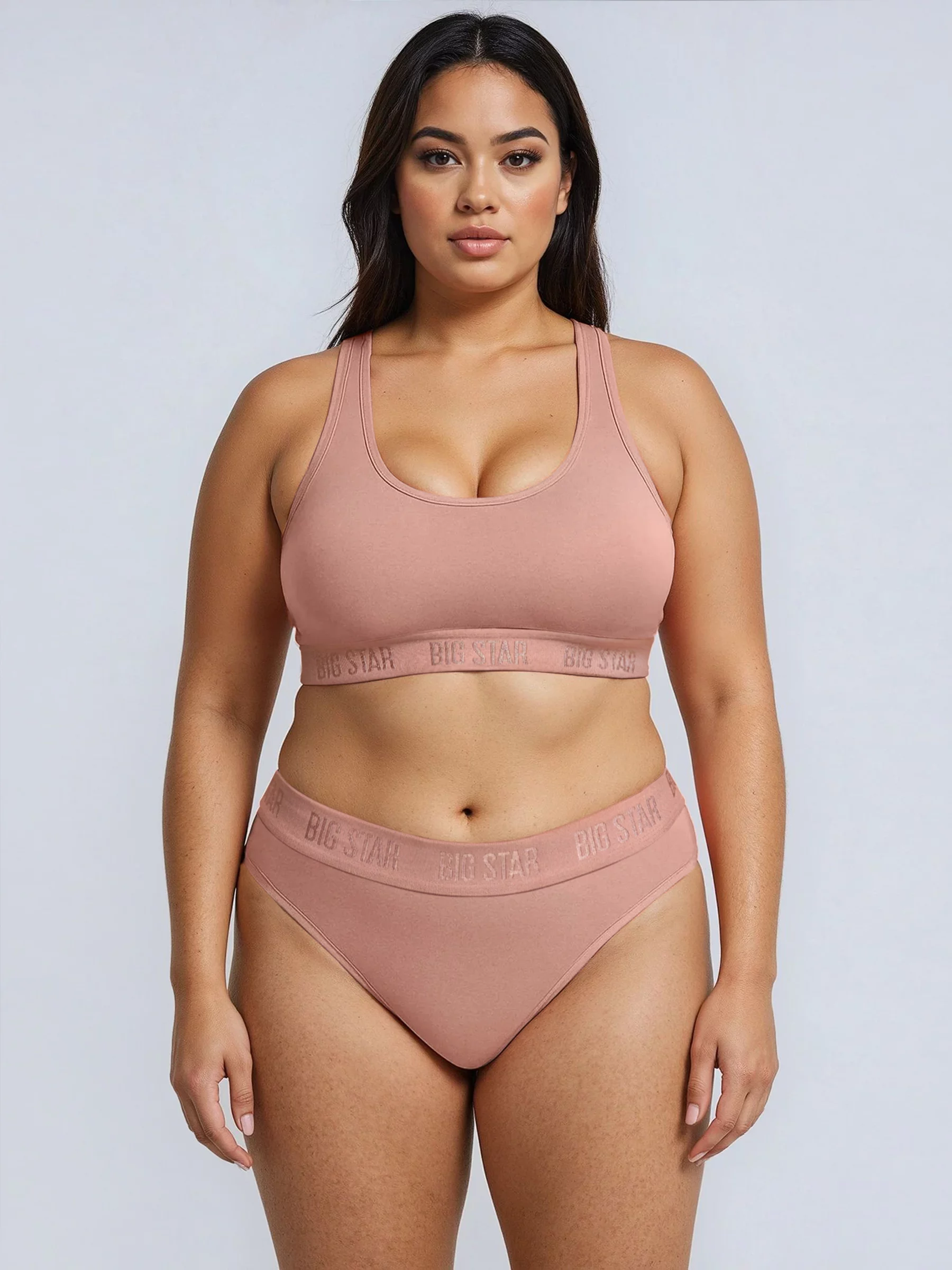 Biustonosz damski różowy Catherine 600