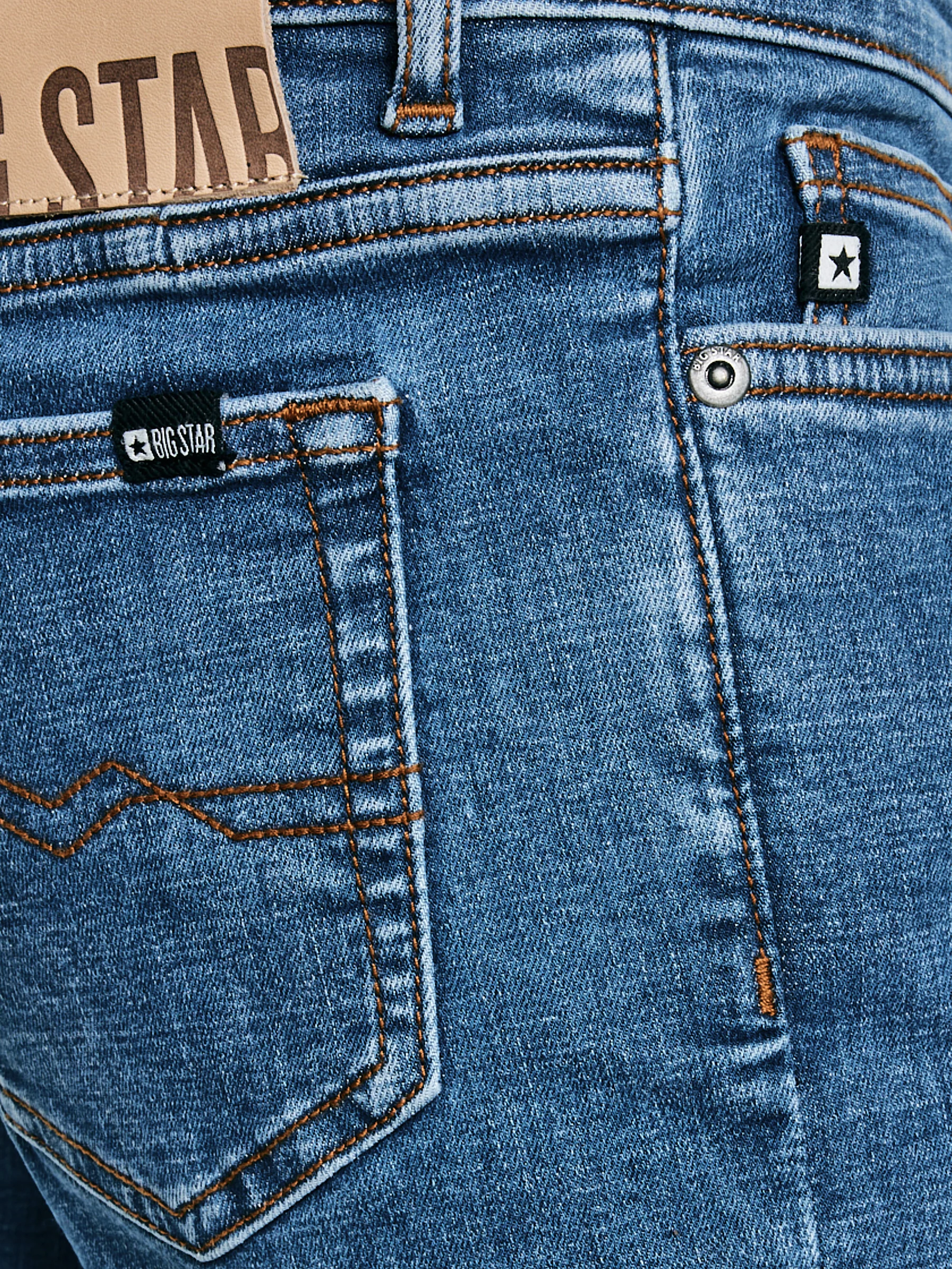 Jeansy chłopięce skinny niebieskie Eric 125