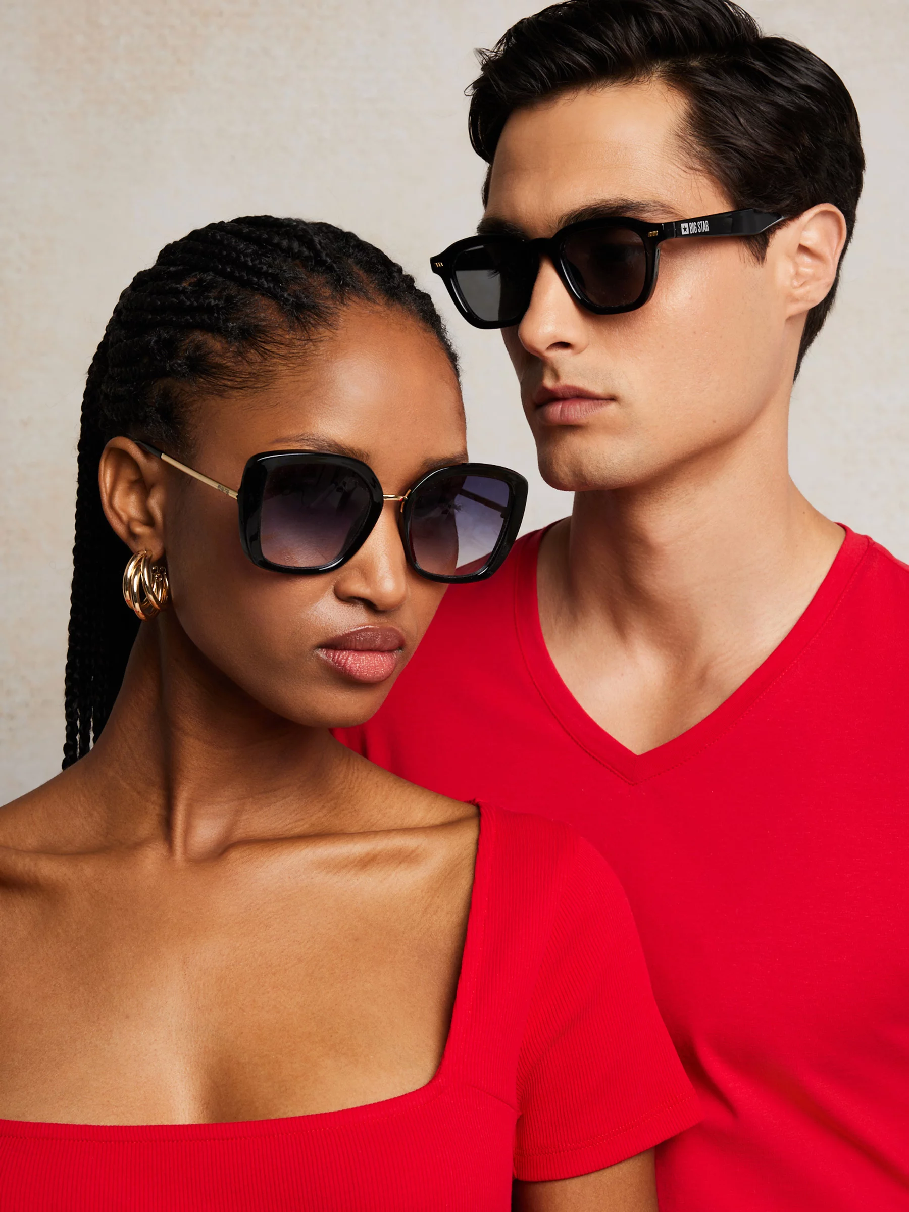 Okulary przeciwsłoneczne damskie czarne Klori 906