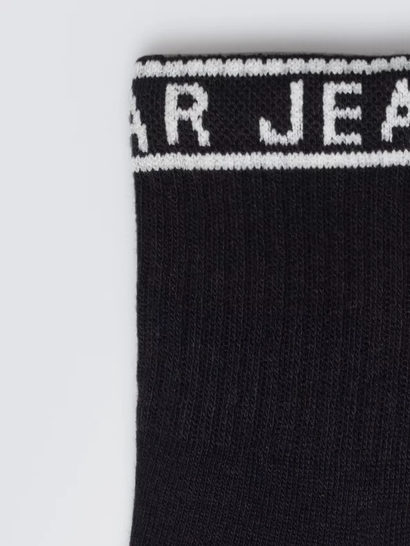 Skarpety damskie długie czarne Bordi 906