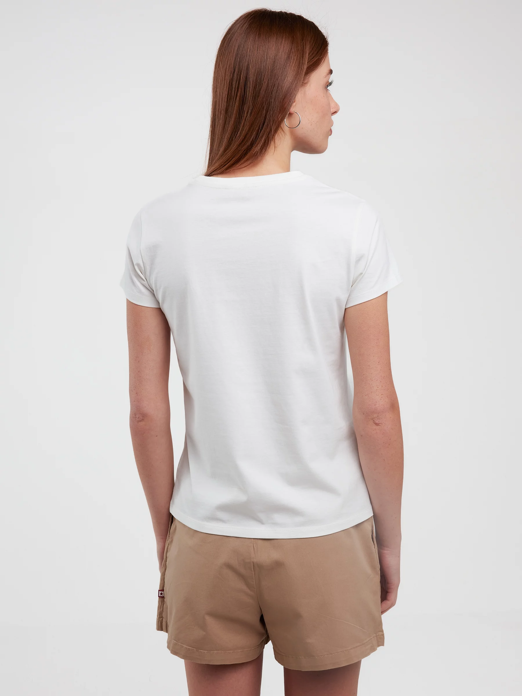 Koszulka damska z logo BIG STAR z kolekcji Authentic biała Della 100