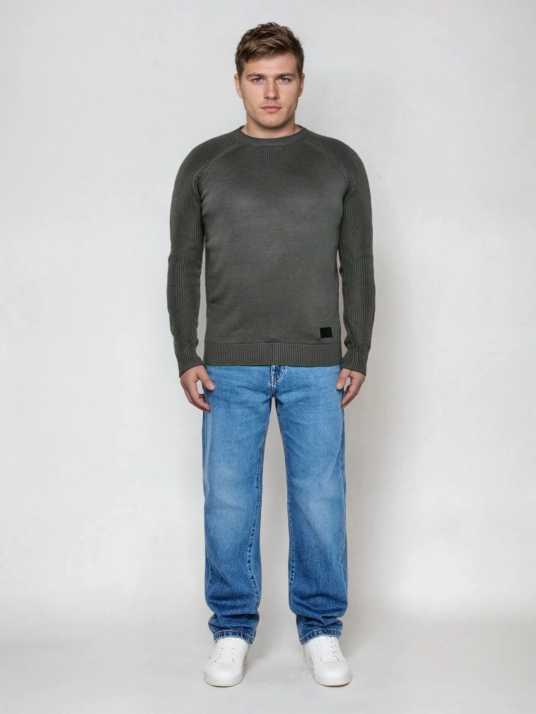 Sweter męski ciemnoszary Najn 905