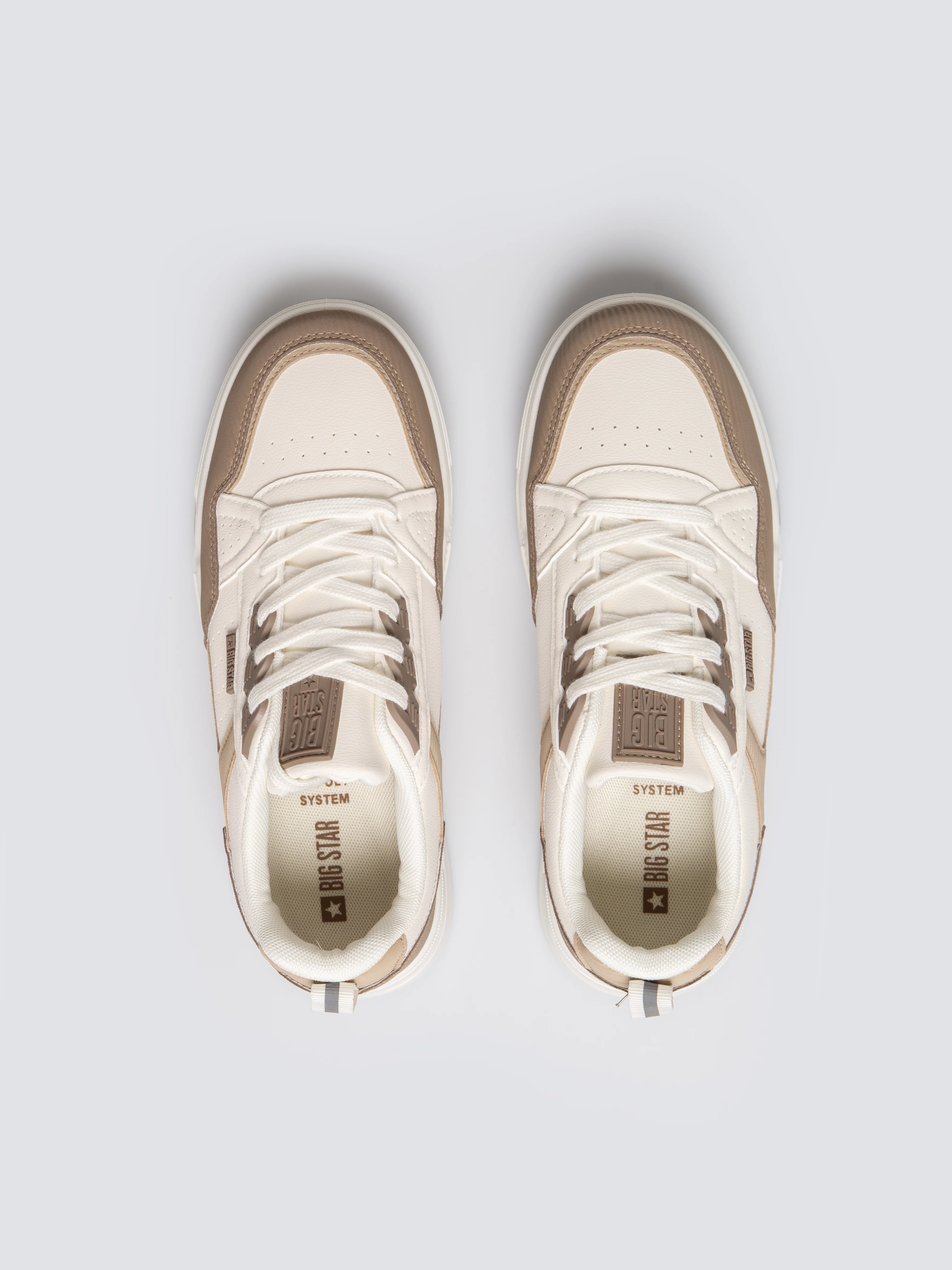 Sneakersy damskie beżowe OO274A151 801