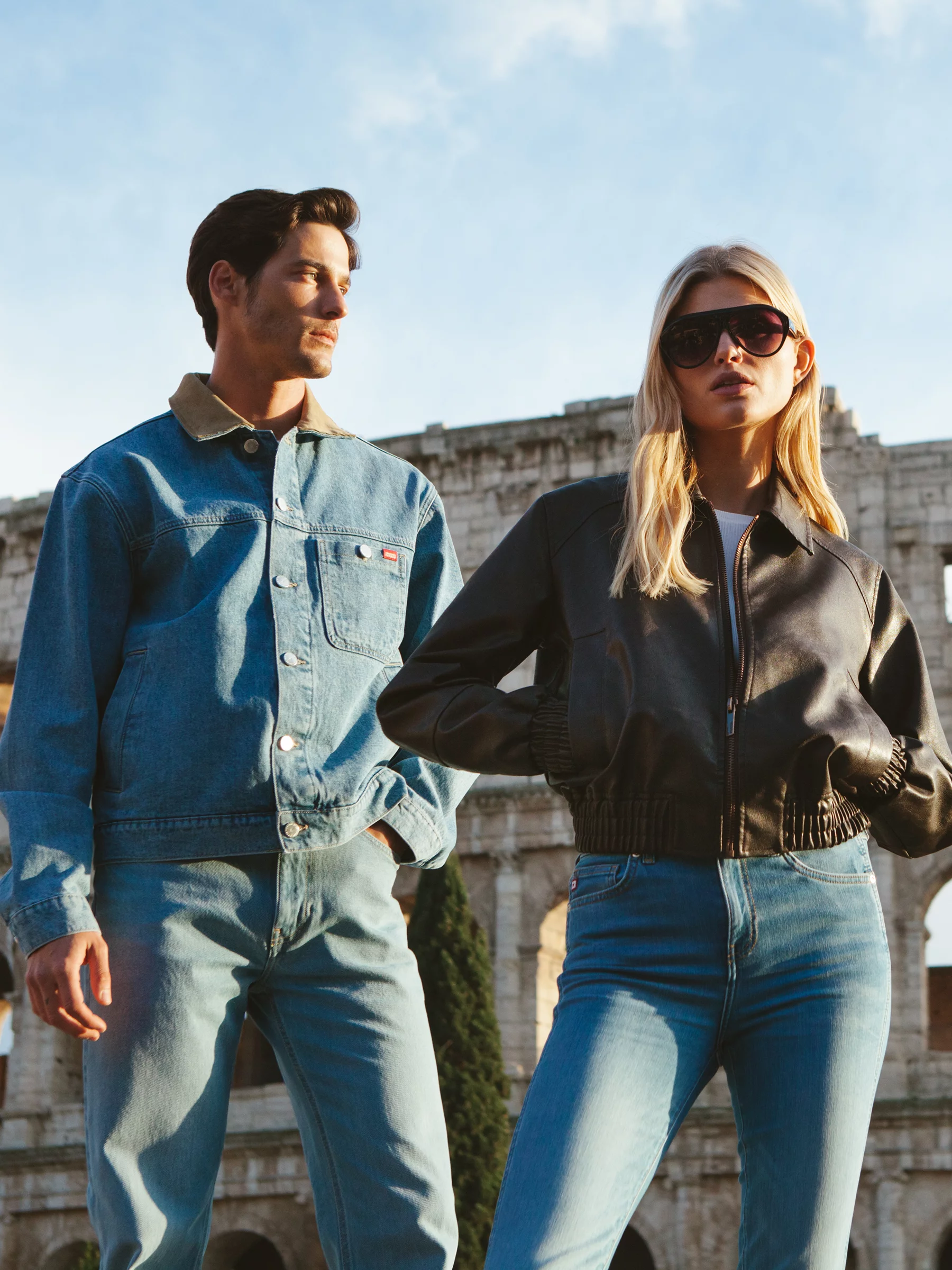 Kurtka damska ze skóry ekologicznej brązowa Merryna 804