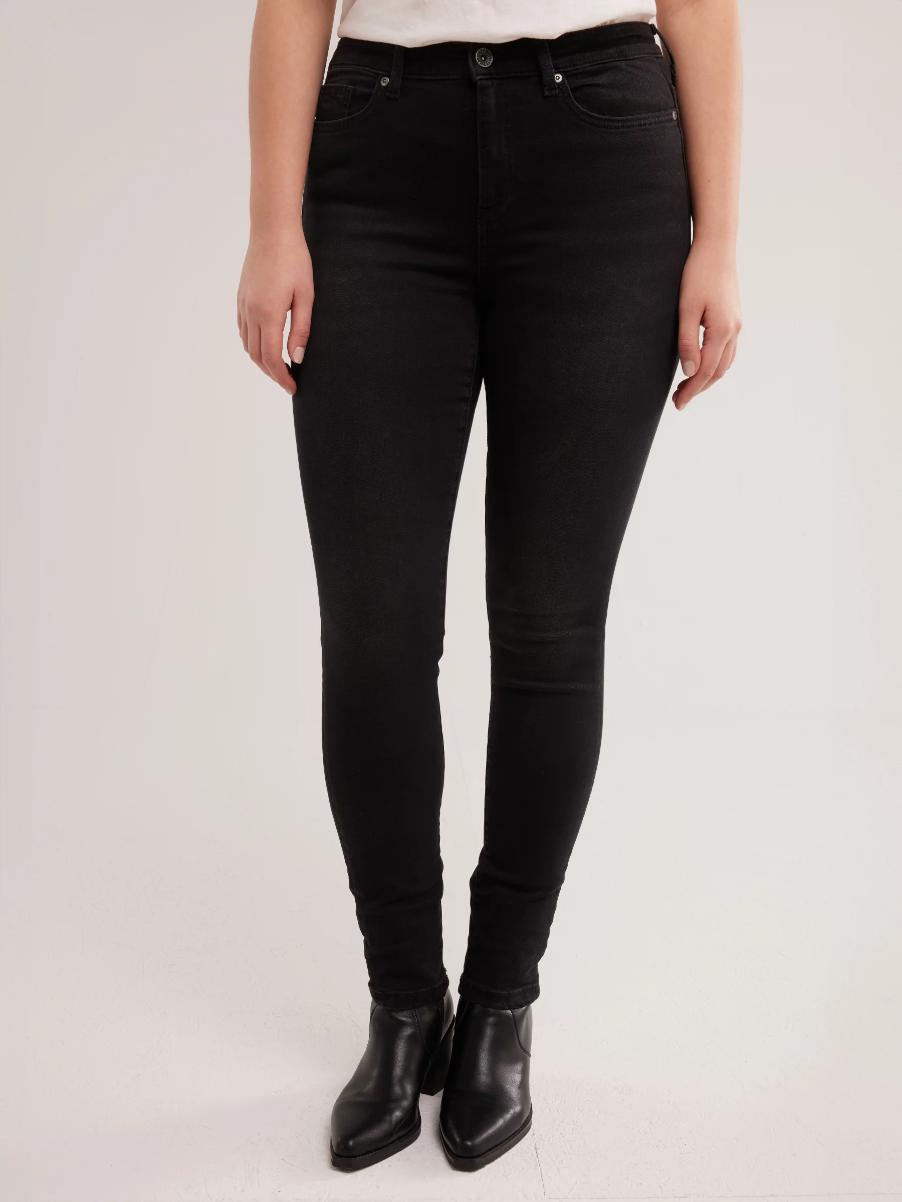 Jeansy damskie skinny ciemnoszare Ariana 896