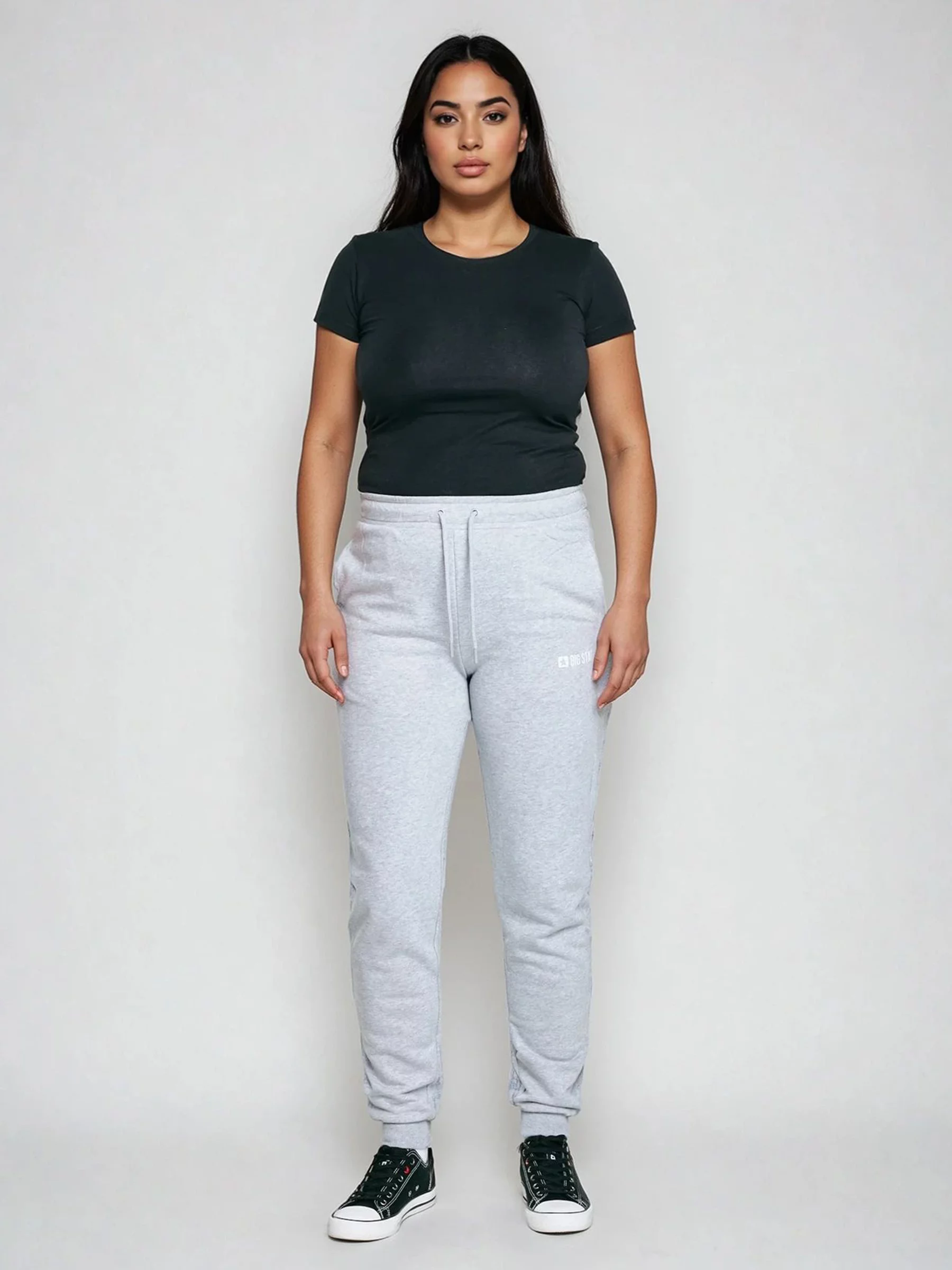 Spodnie damskie dresowe szare Kathy 901