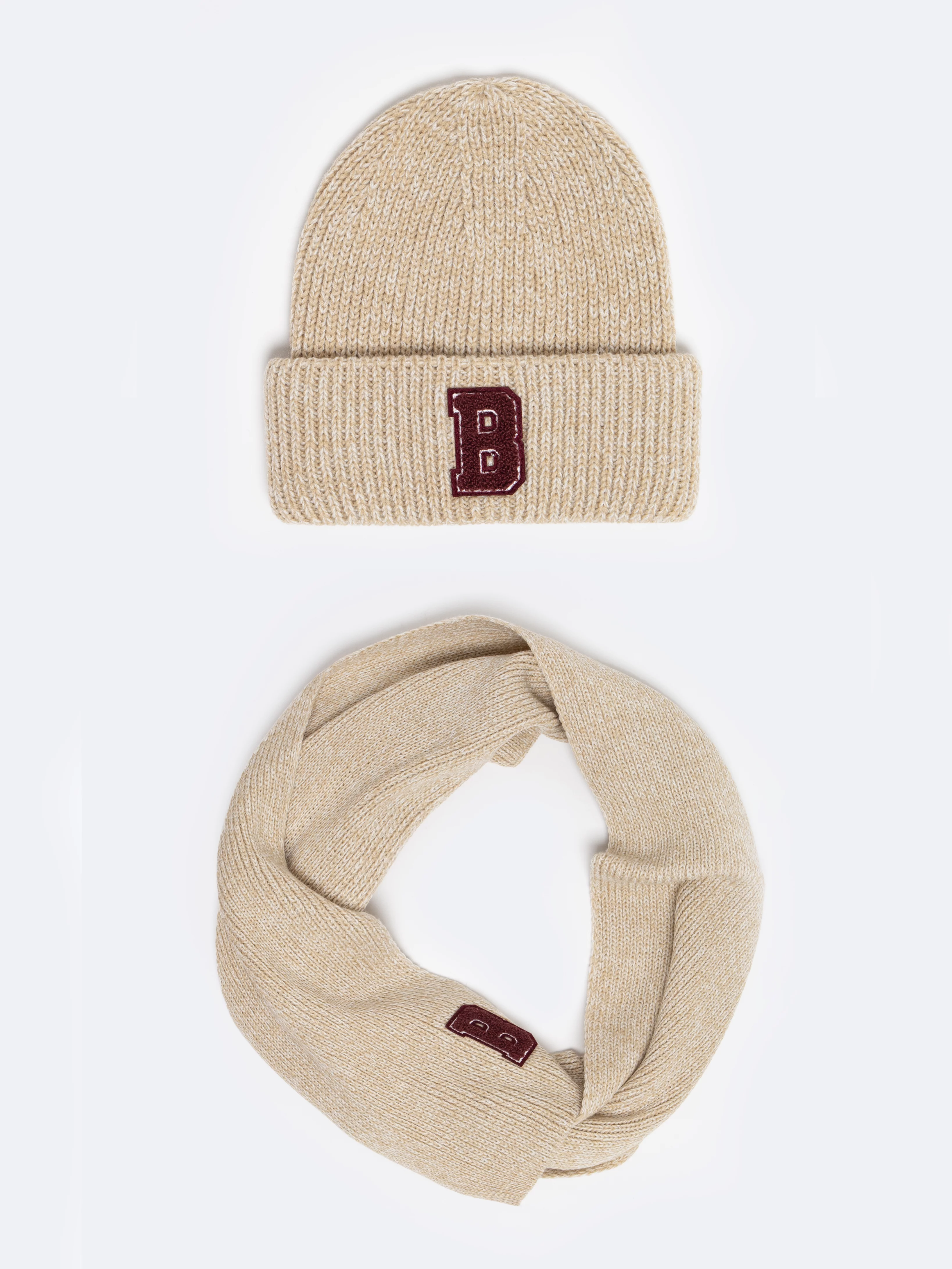 Szalik dziecięcy beżowy Neonisi 801