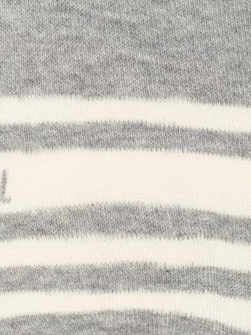 Stopki męskie z ozdobnymi paskami szare Marios 902