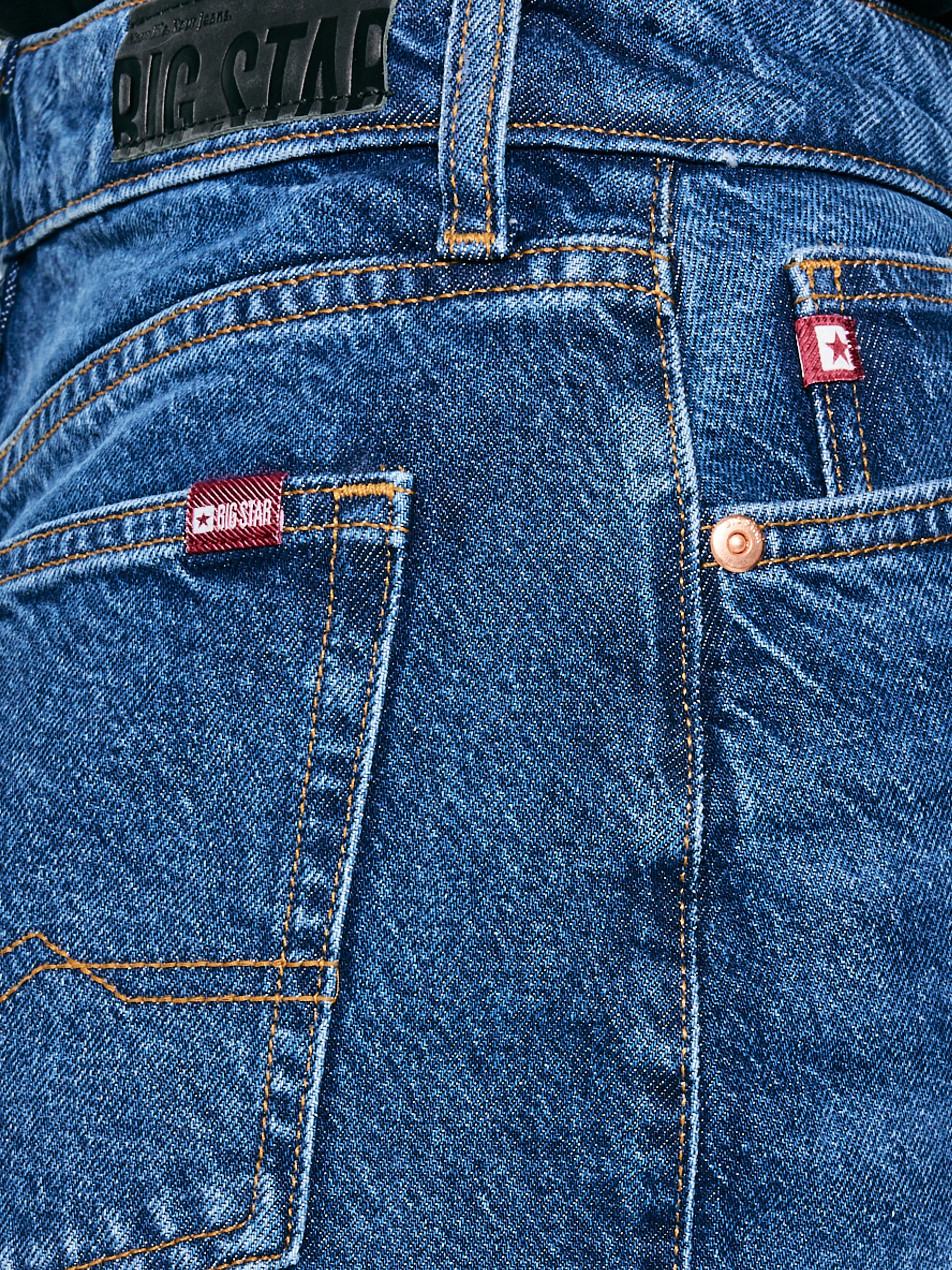 Jeansy damskie mom jeans niebieskie Silla 620