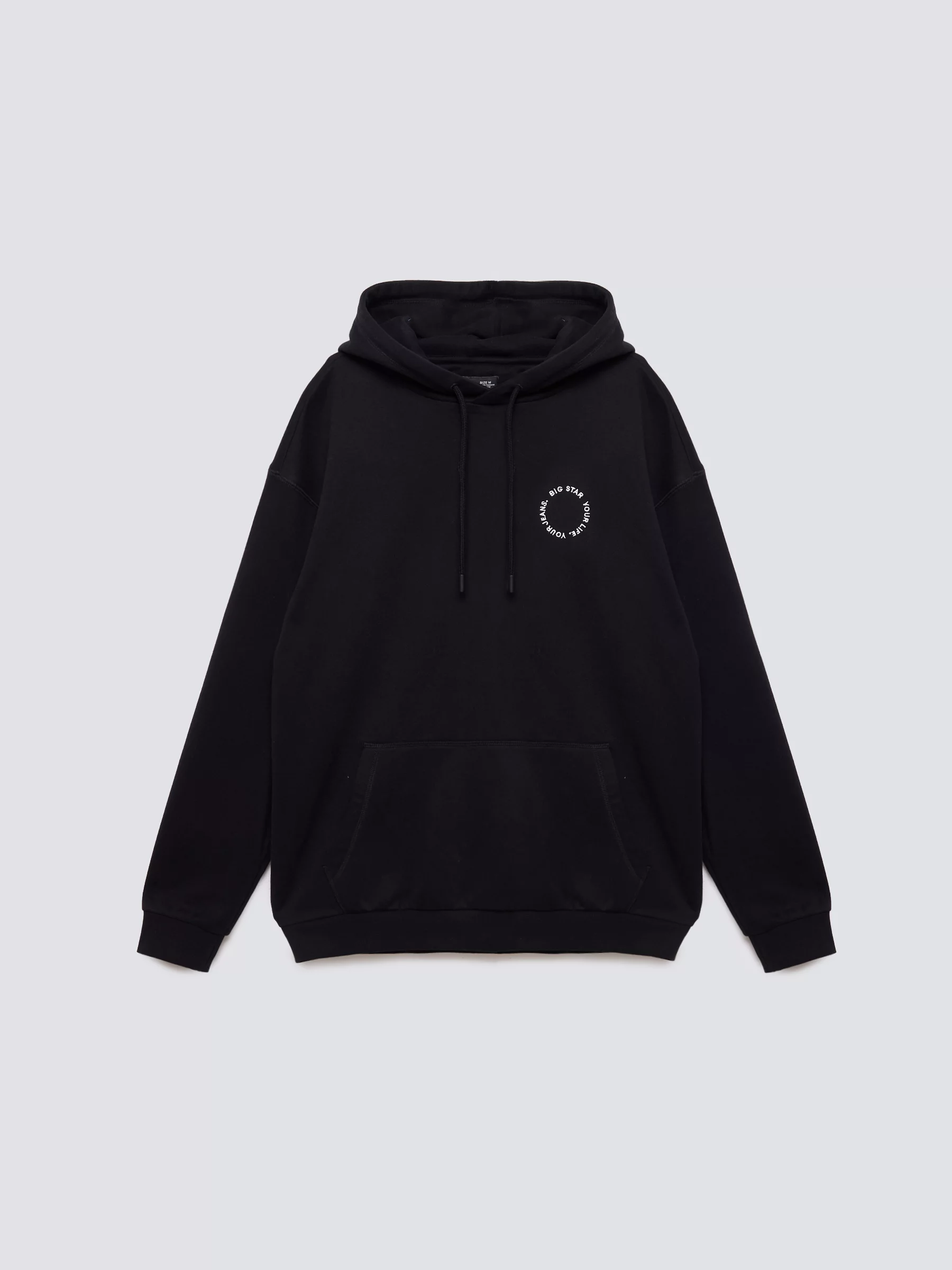 Bluza męska z kapturem czarna Ajrojer 906