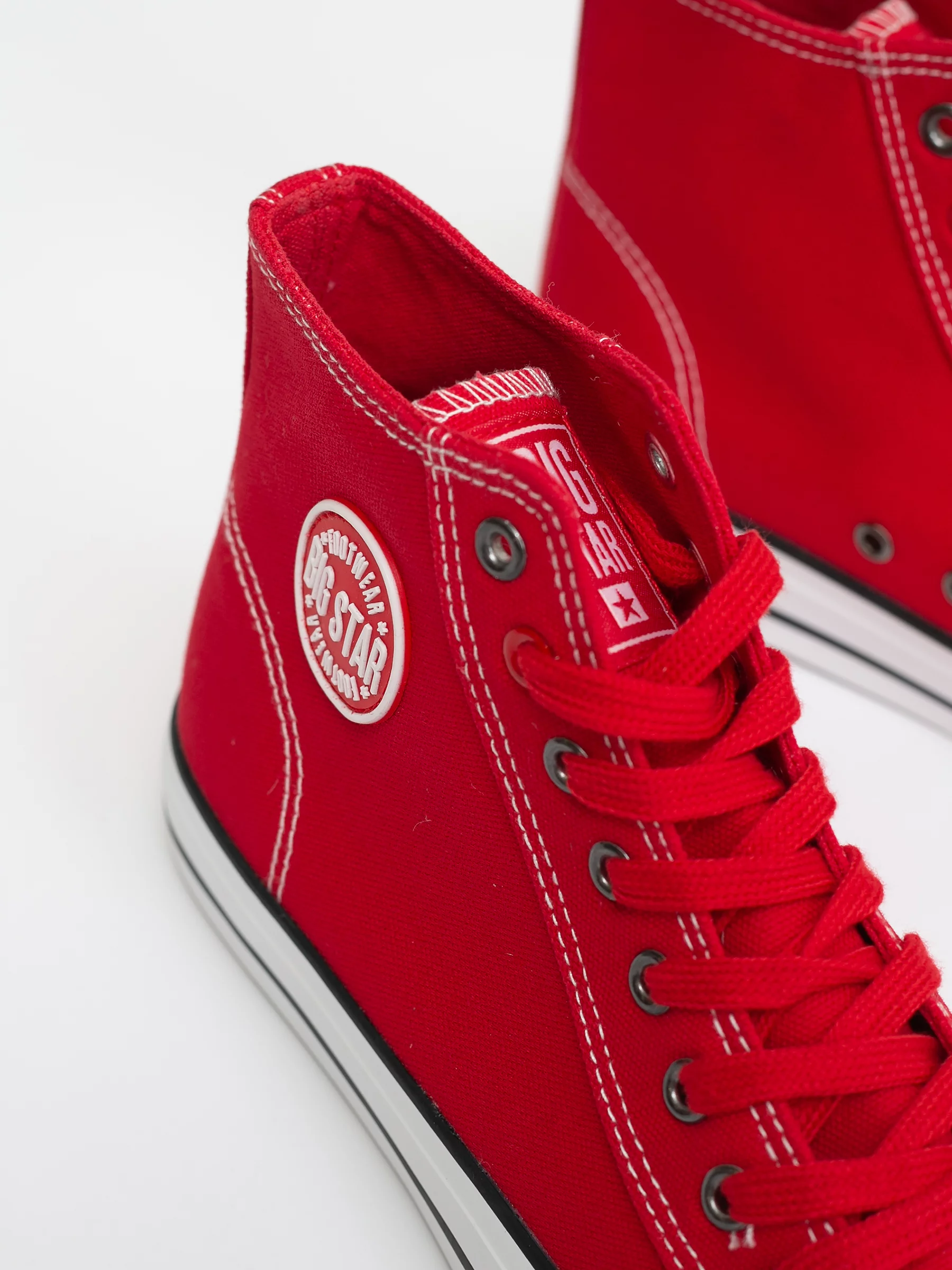 Trampki damskie wysokie czerwone JJ274A503 603