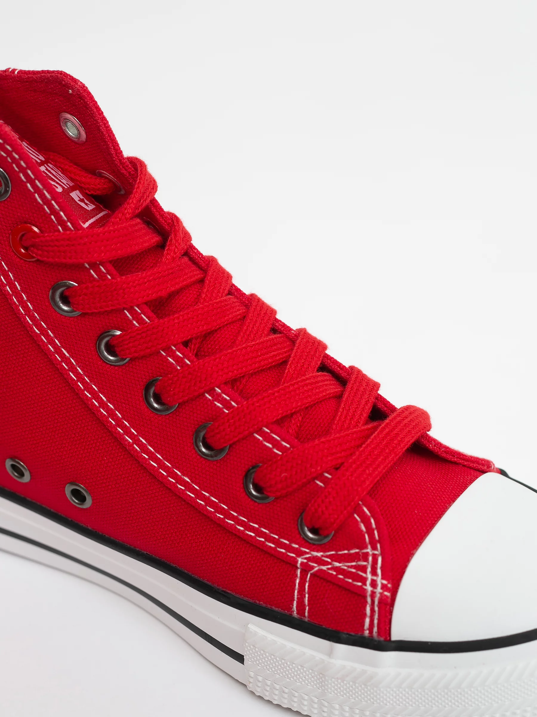 Trampki damskie wysokie czerwone JJ274A503 603