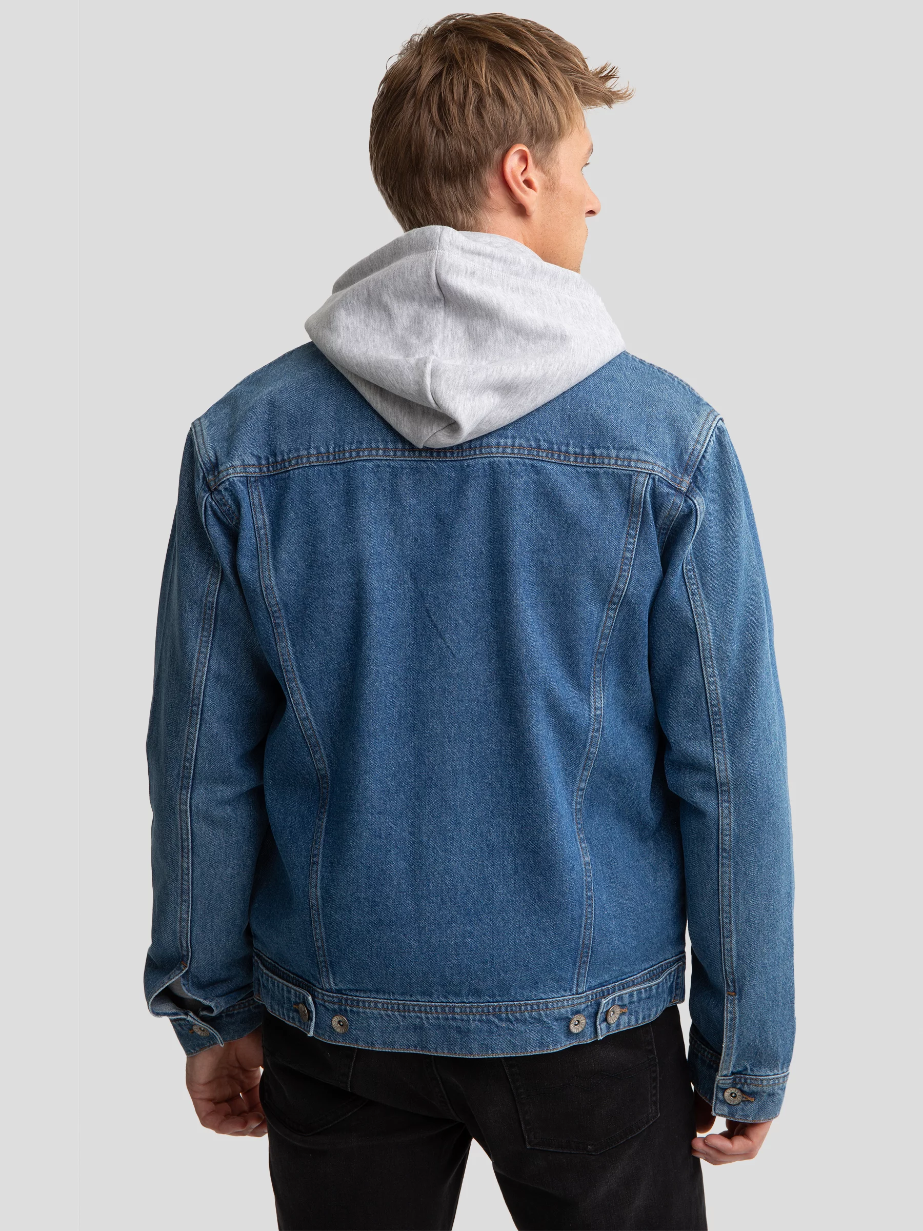 Kurtka męska jeansowa niebieska Carl 295