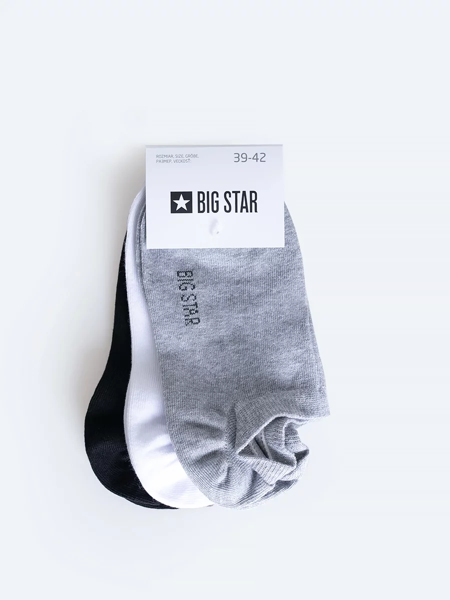 Stopki męskie bawełniane trójpak Ivano 000