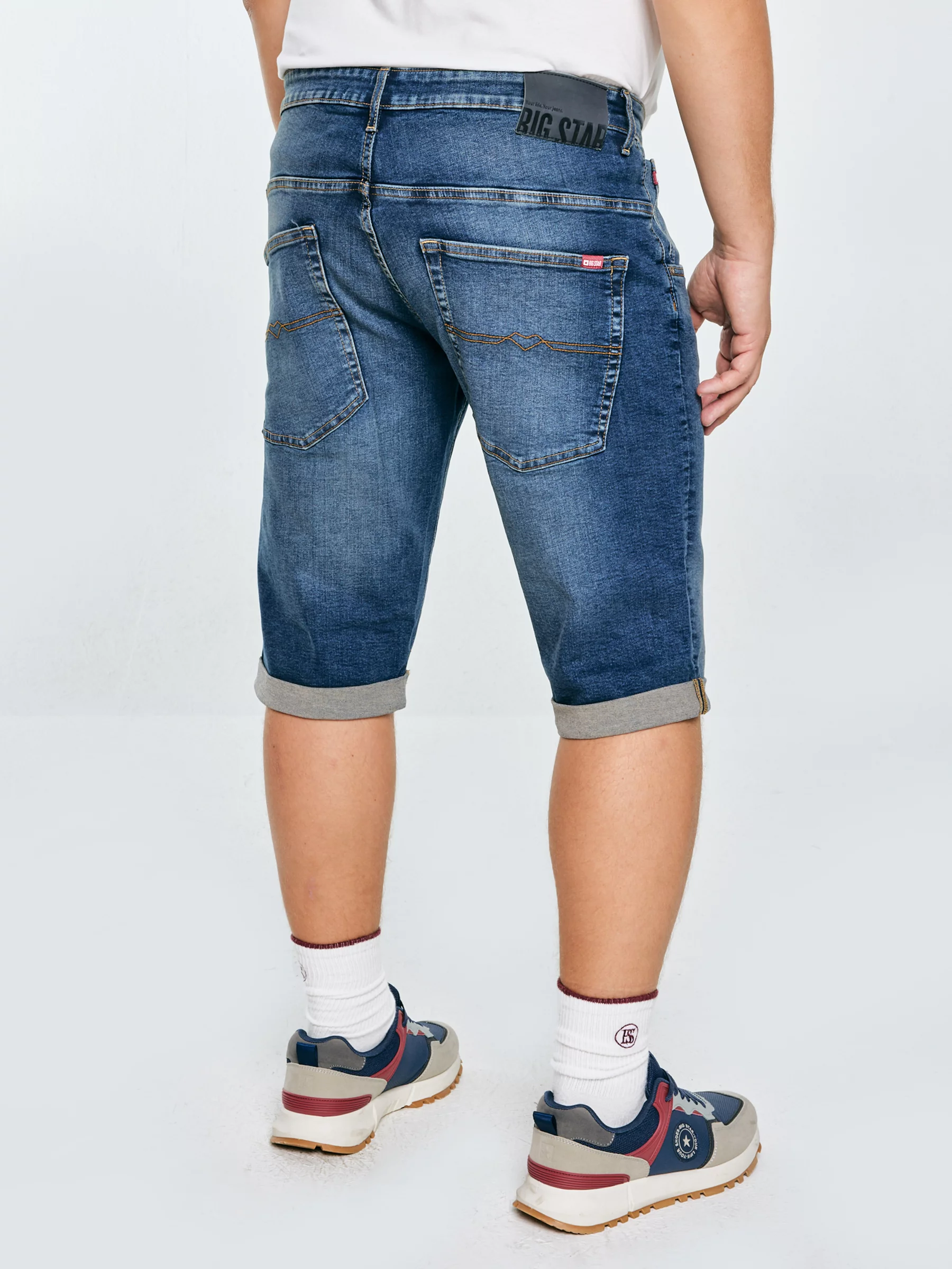 Szorty męskie jeansowe granatowe Conner 438