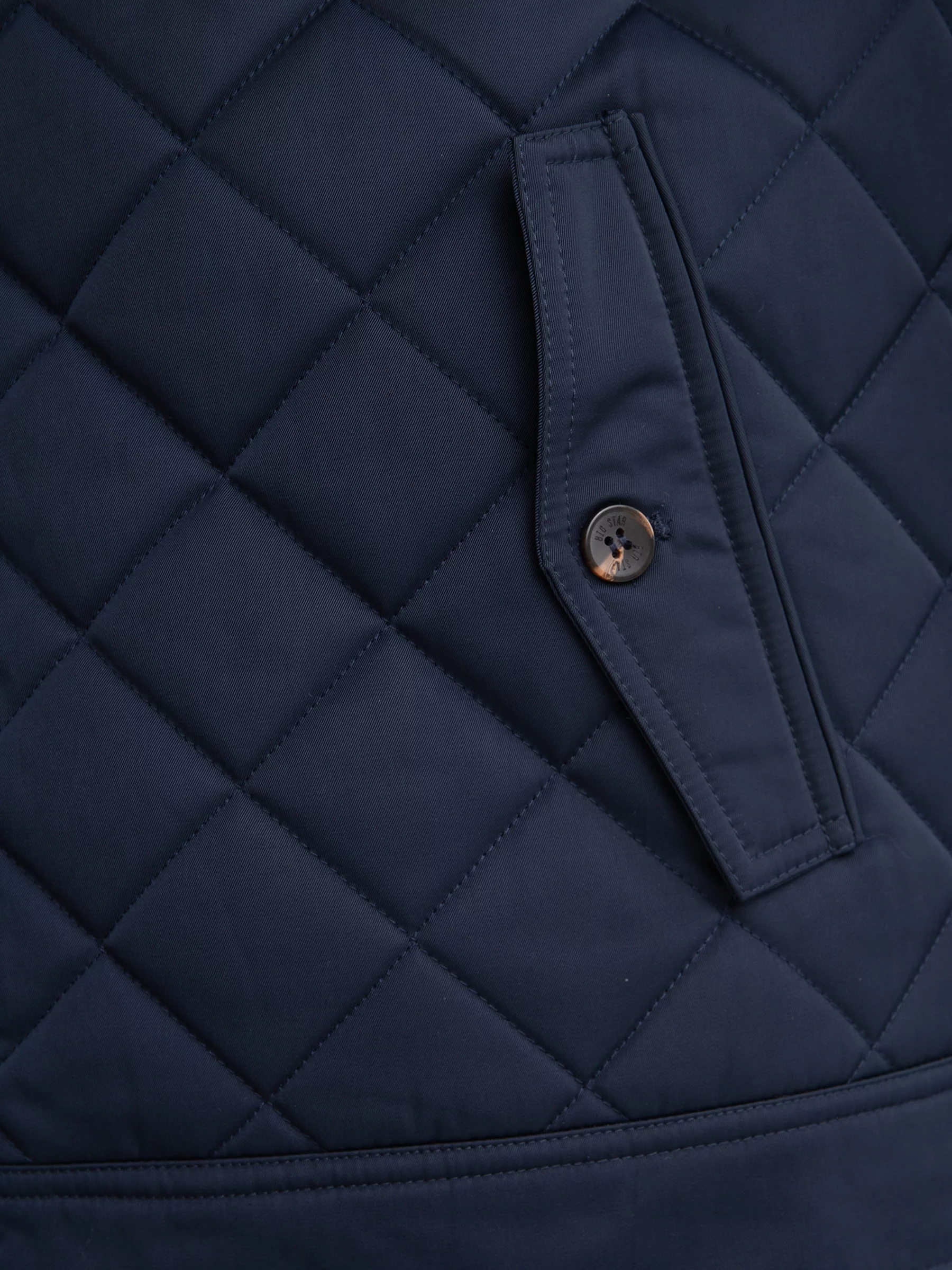 Kurtka męska pikowana granatowa Ezequiel 403