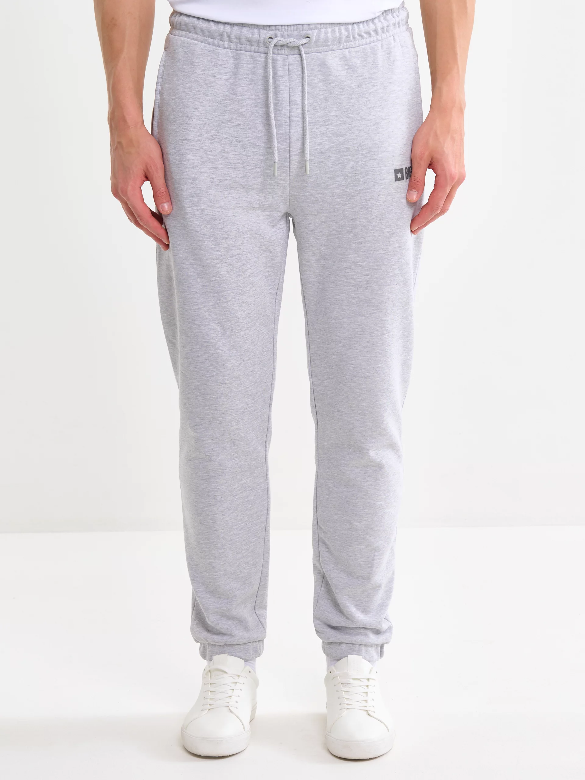 Spodnie męskie dresowe szare Brutus 901
