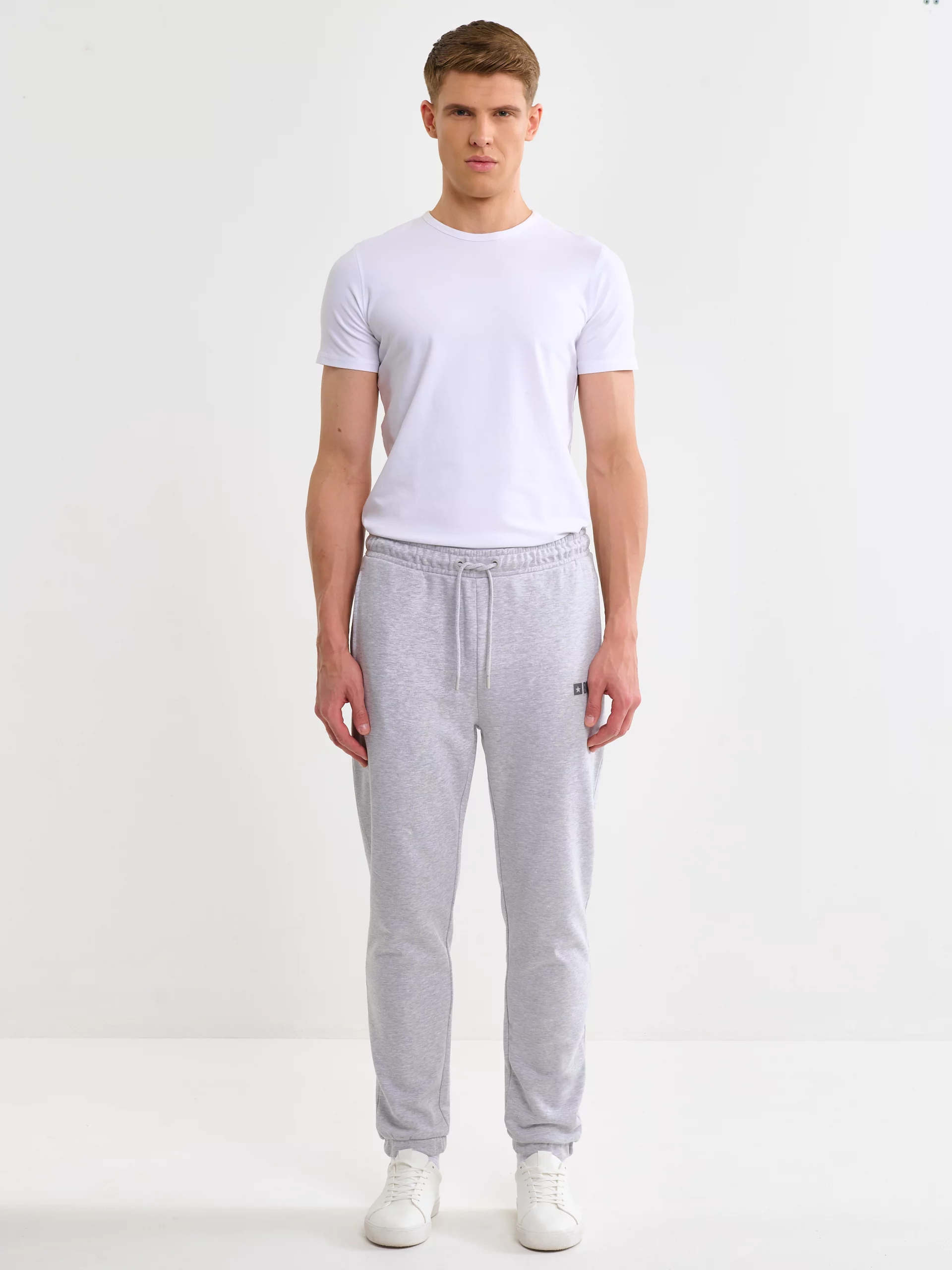 Spodnie męskie dresowe szare Brutus 901