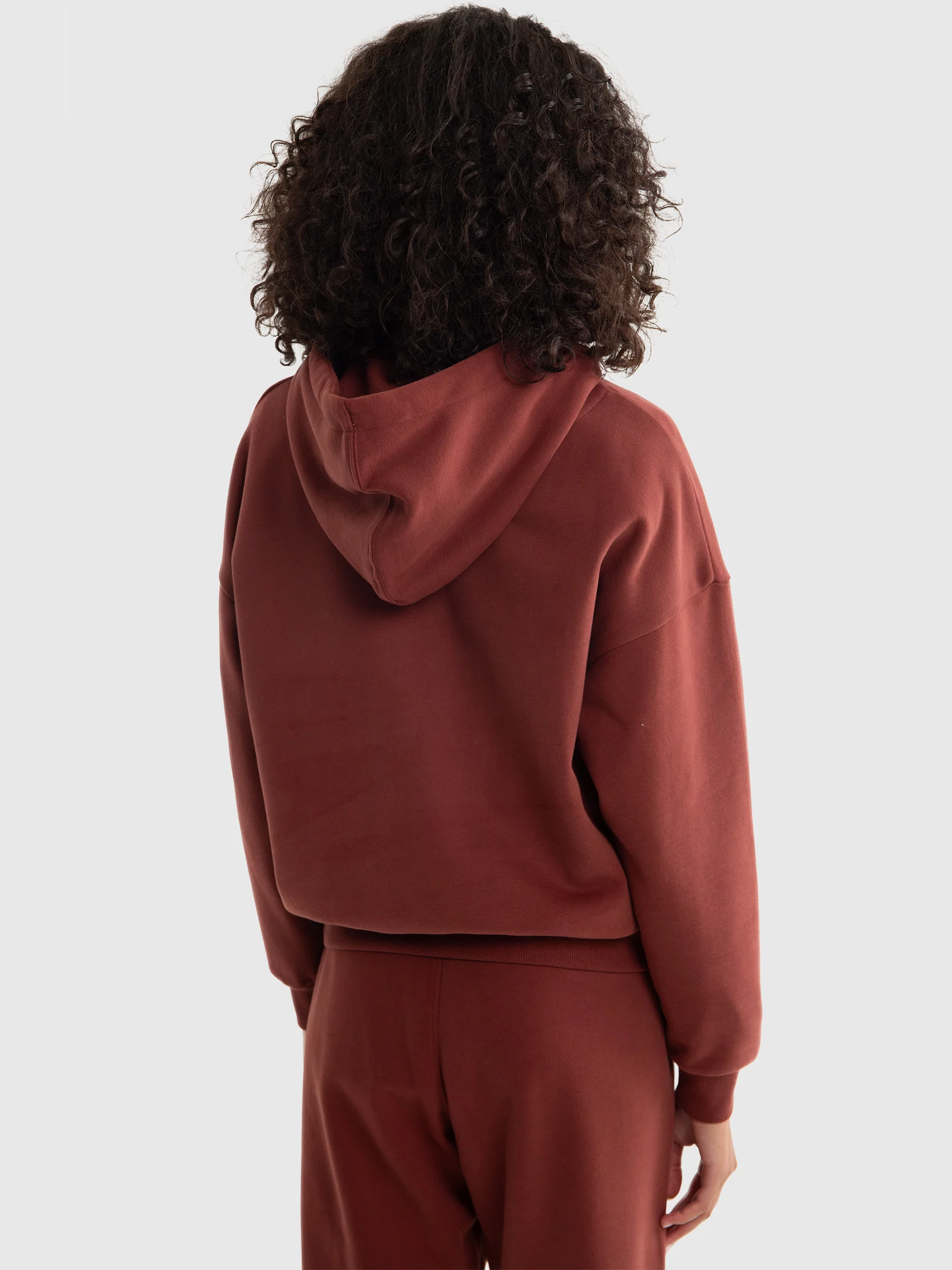 Bluza damska z kapturem bordowa Megan 604/ Foxie 604