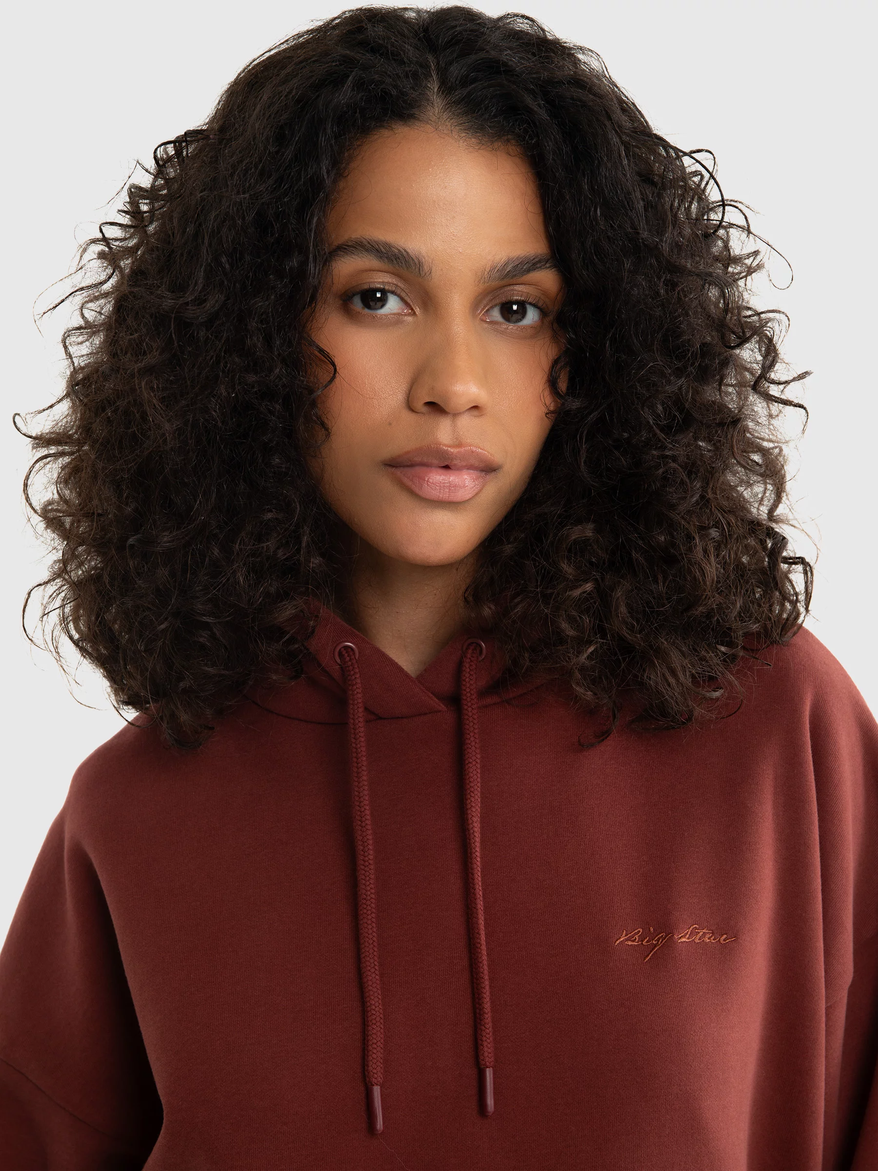 Bluza damska z kapturem bordowa Megan 604/ Foxie 604