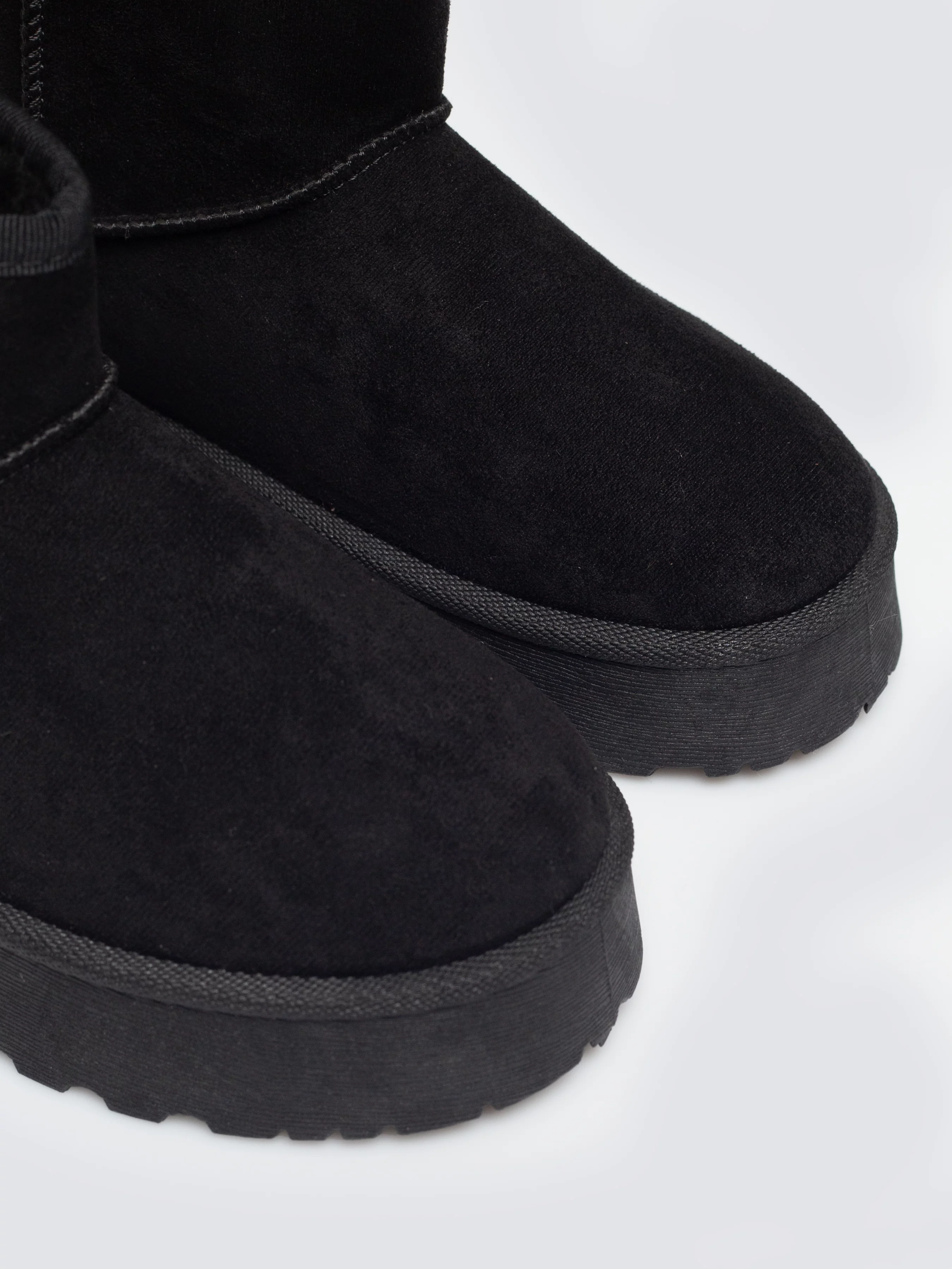 śniegowce dziewczęce czarne SS374018 906