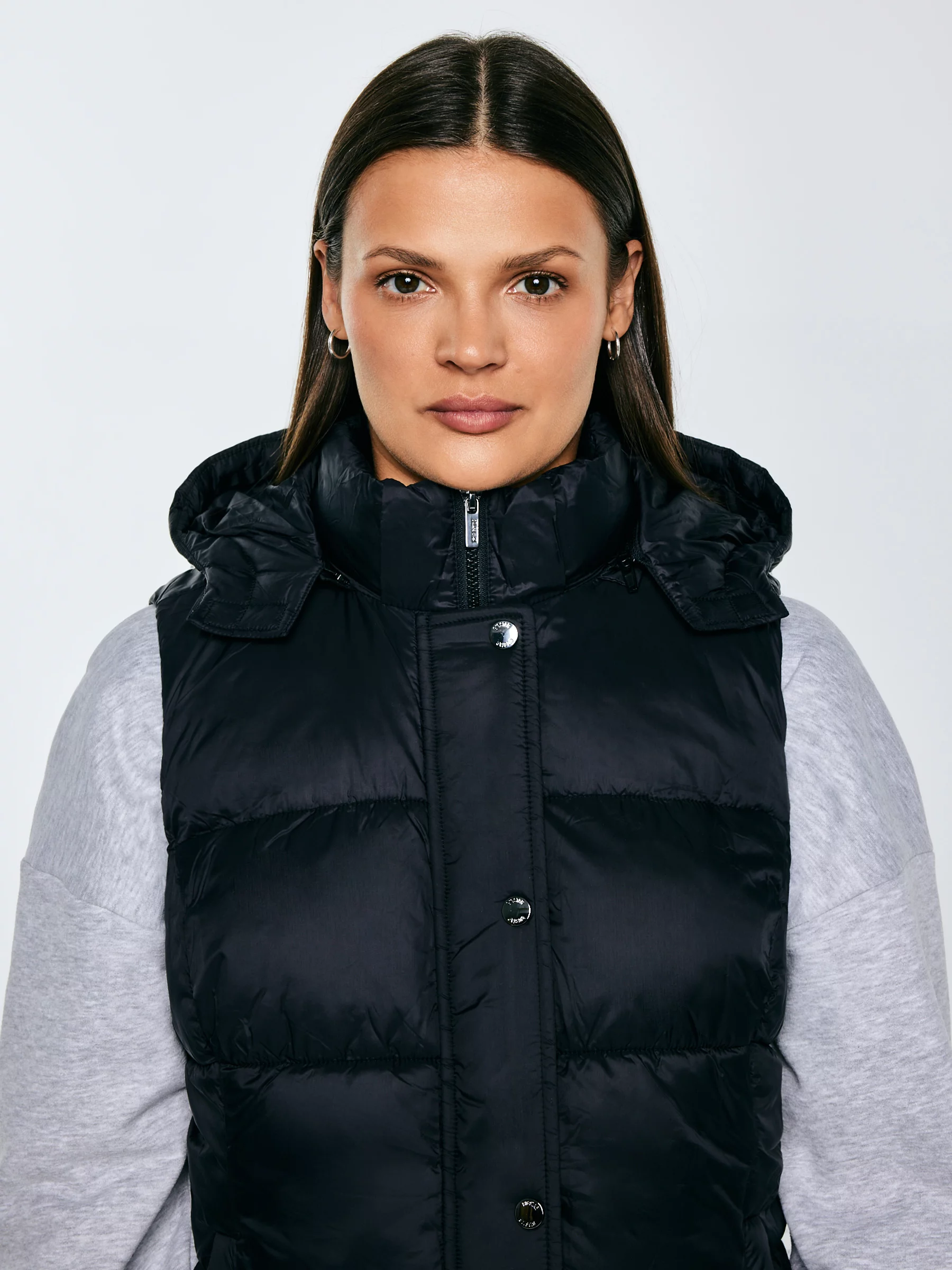 Kamizelka damska pikowana czarna Pixana 906