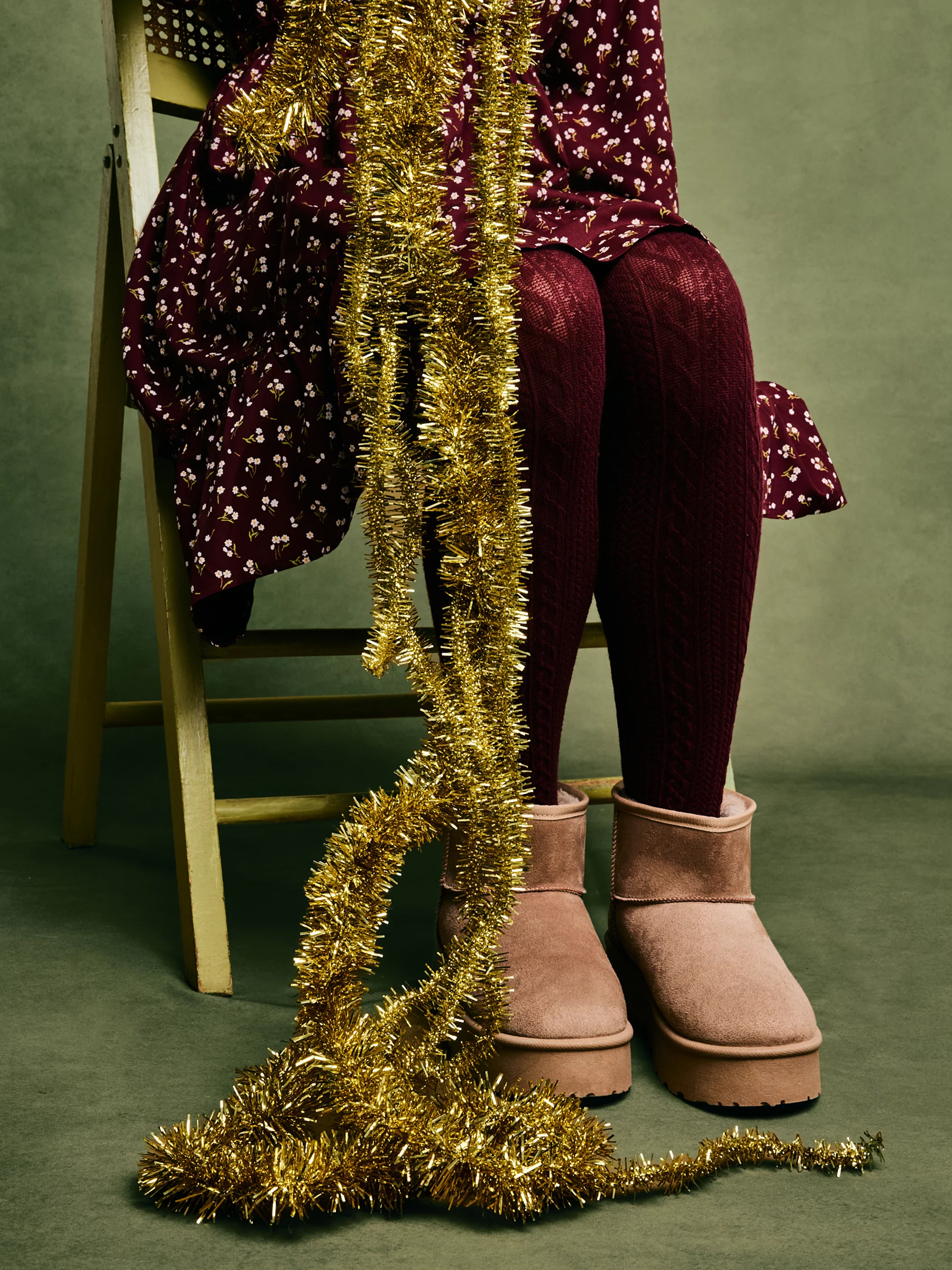 śniegowce dziewczęce beżowe SS374020 801