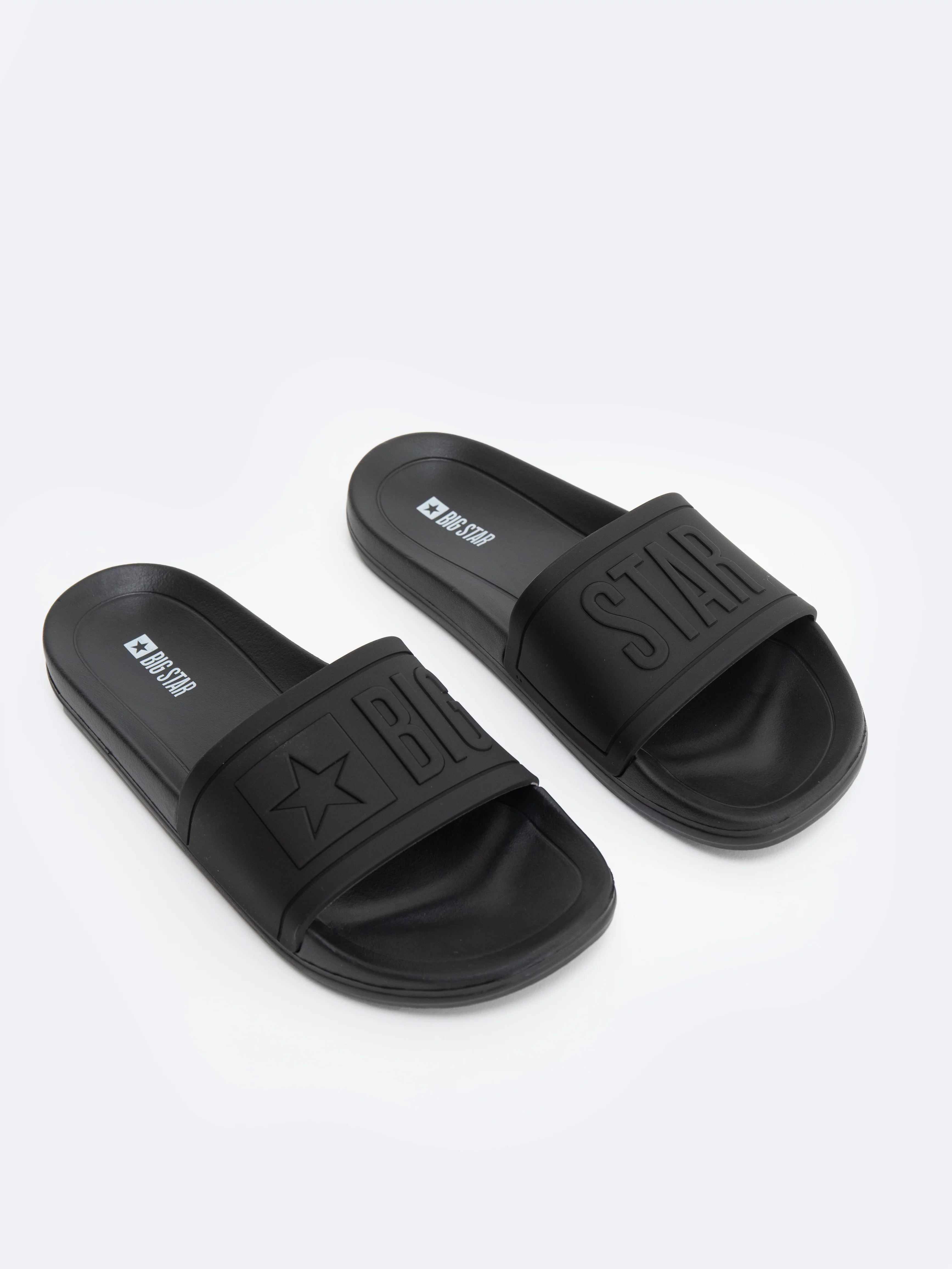 Klapki damskie plażowe czarne DD274A271 901