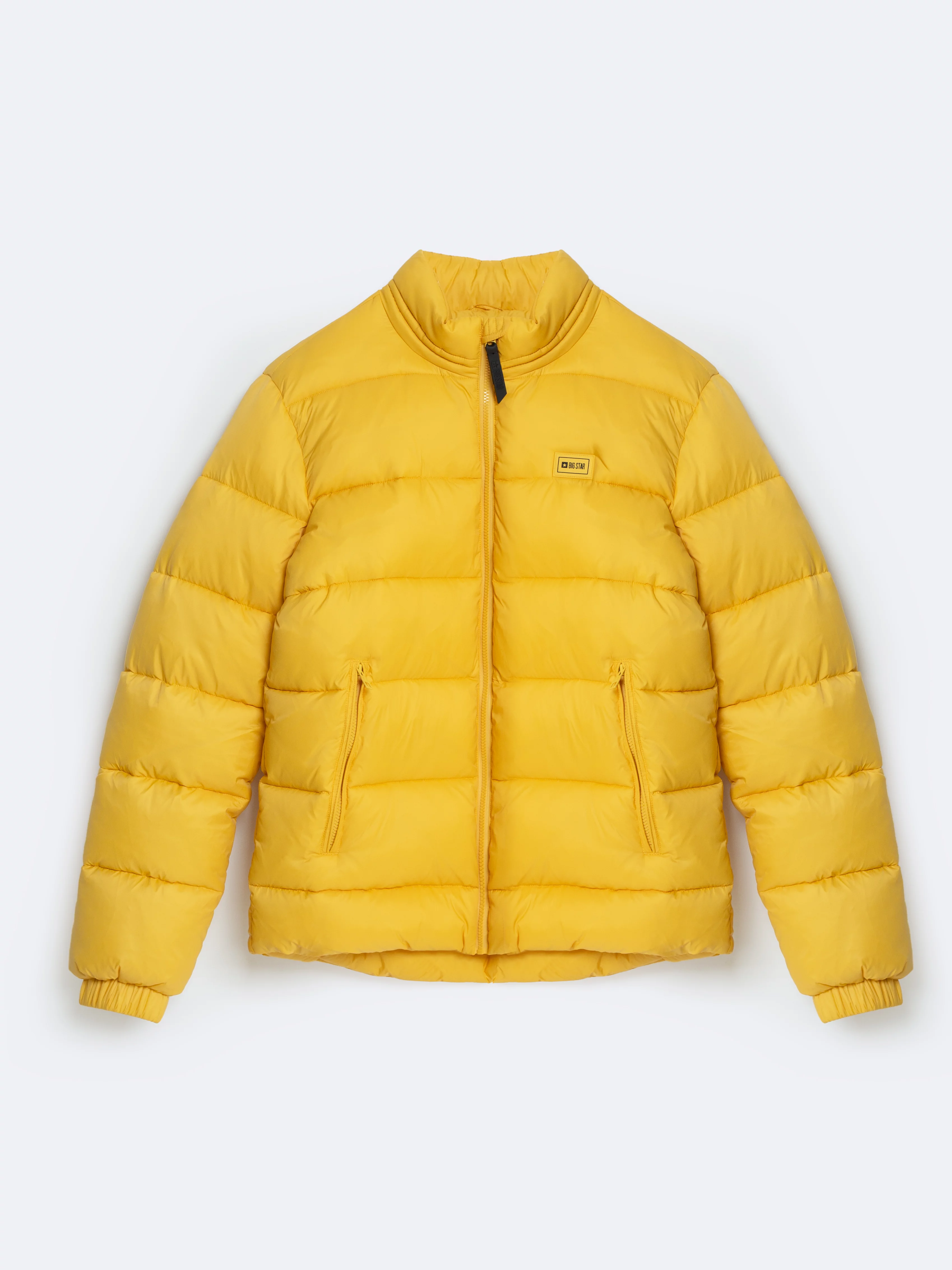 Kurtka męska z wypełnieniem żółta Jazlynn 201