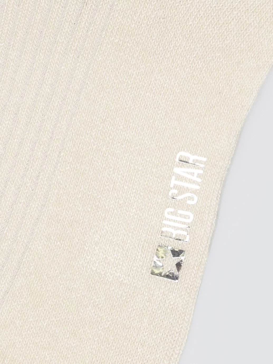 Stopki damskie z wiskozy z sercem białe Lovelia 100