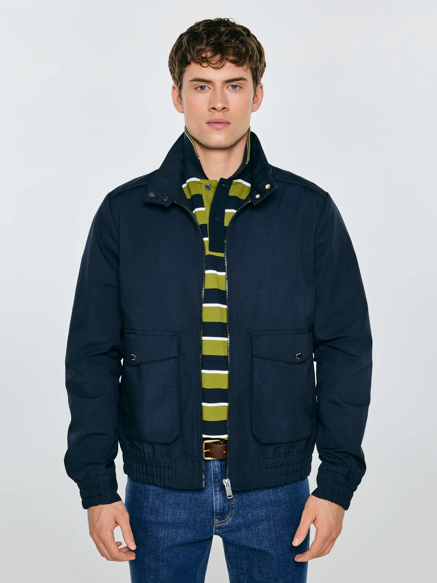 Kurtka męska wiatrówka granatowa Chakan 403