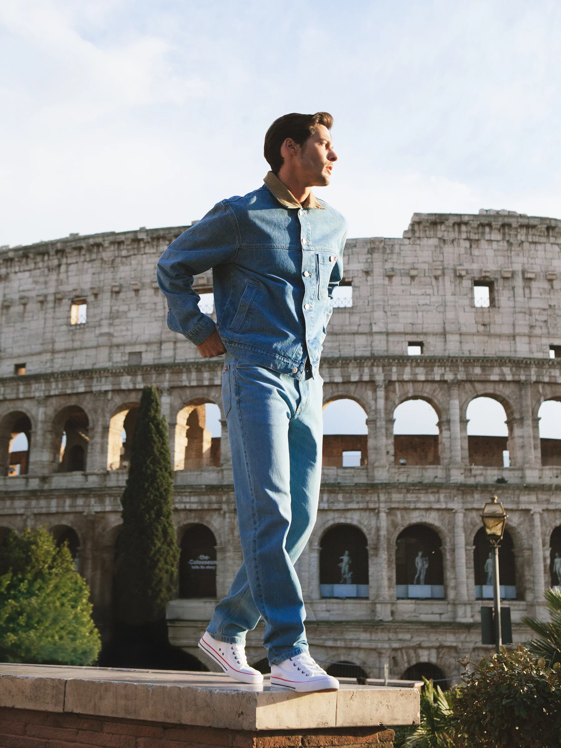 Kurtka męska jeansowa niebieska Nolan 177