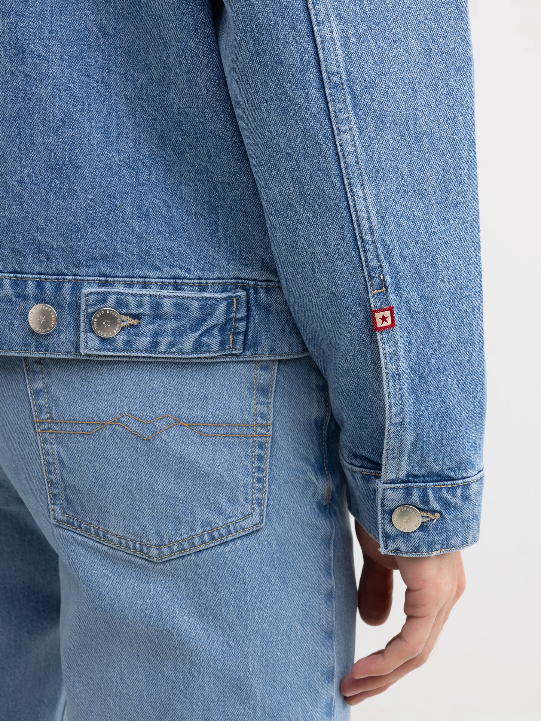 Kurtka męska jeansowa niebieska Nolan 177