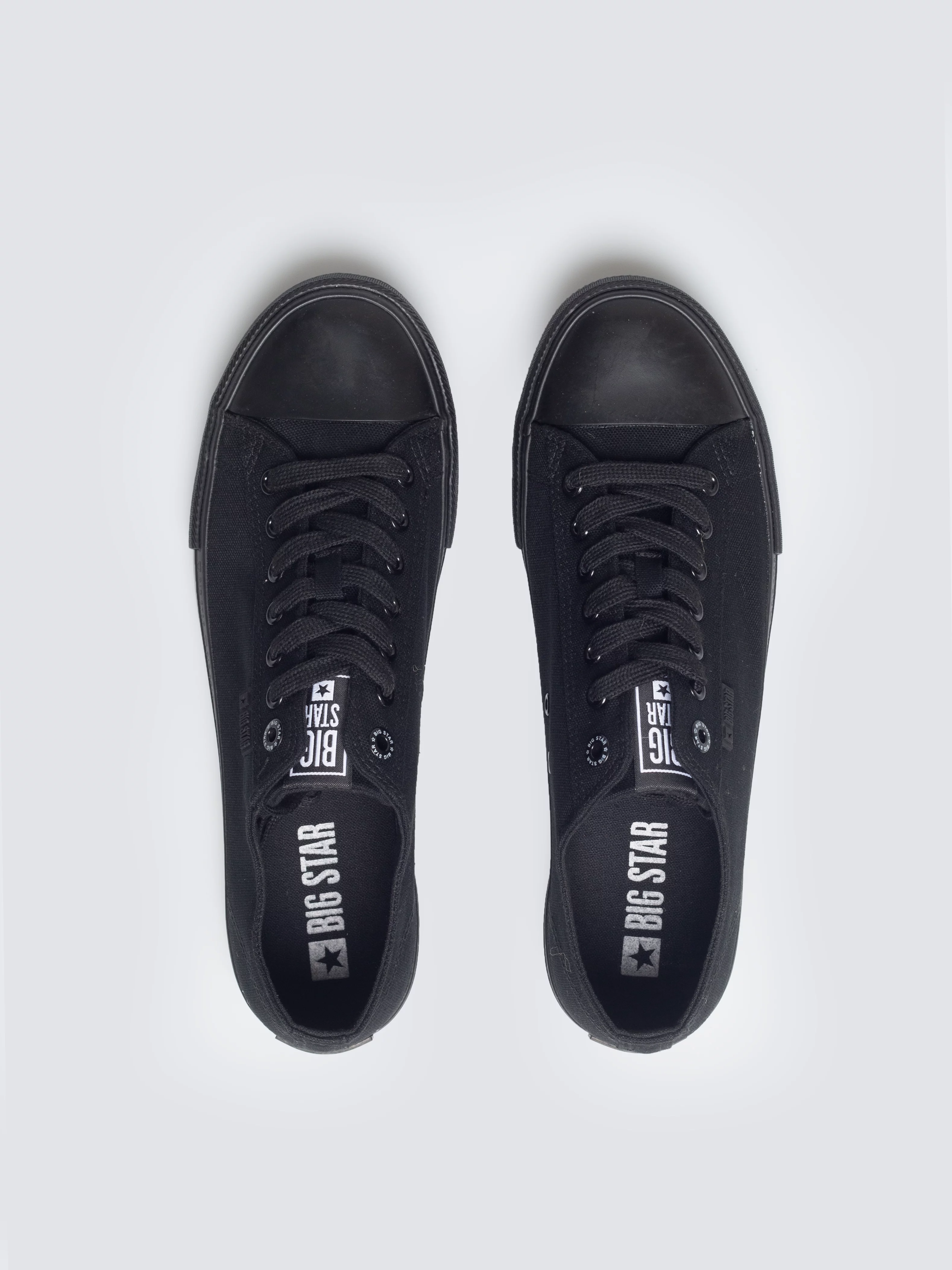 Trampki męskie niskie czarne RR174A072 906