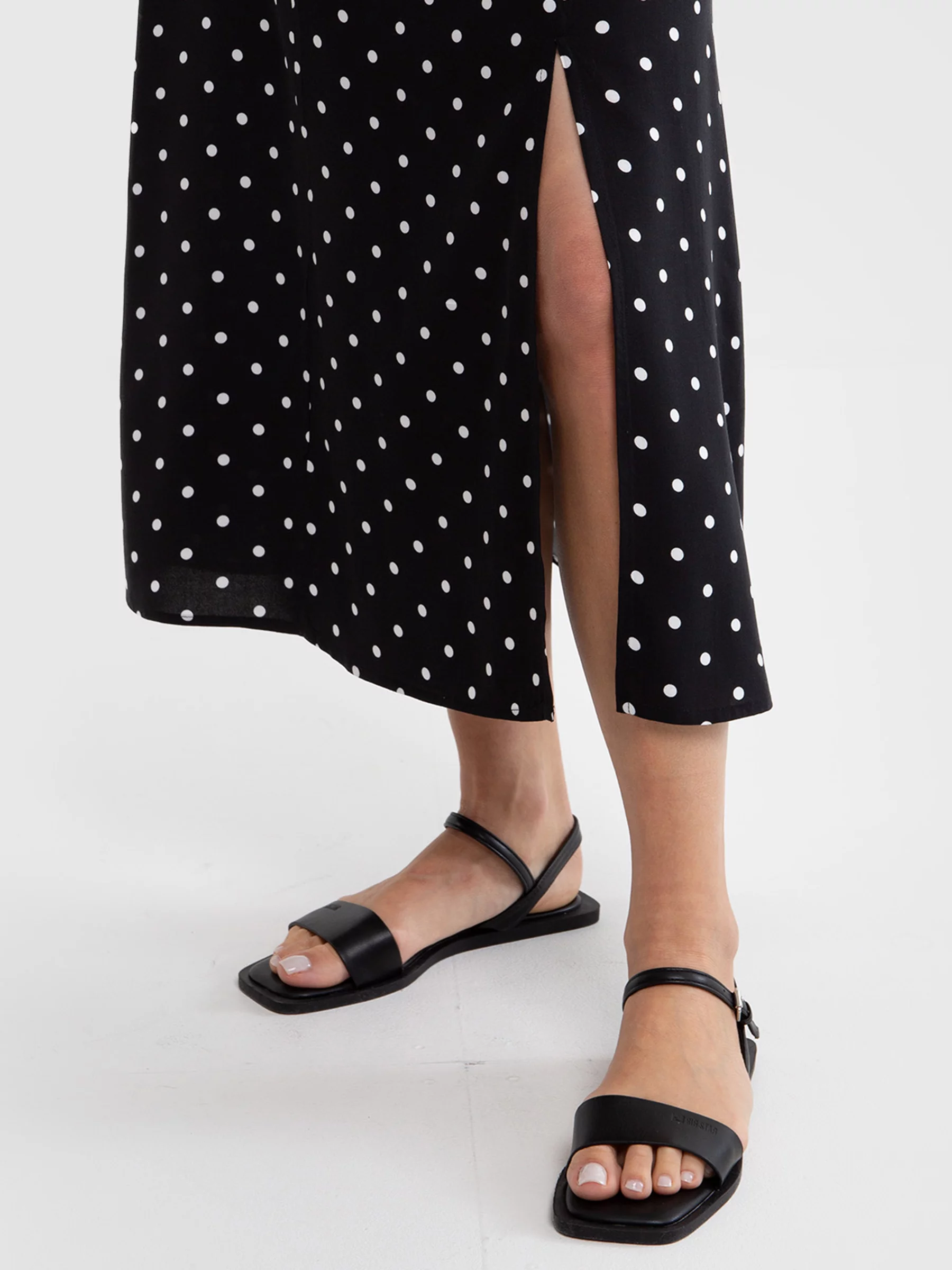 Sandały damskie czarne NN274027 906