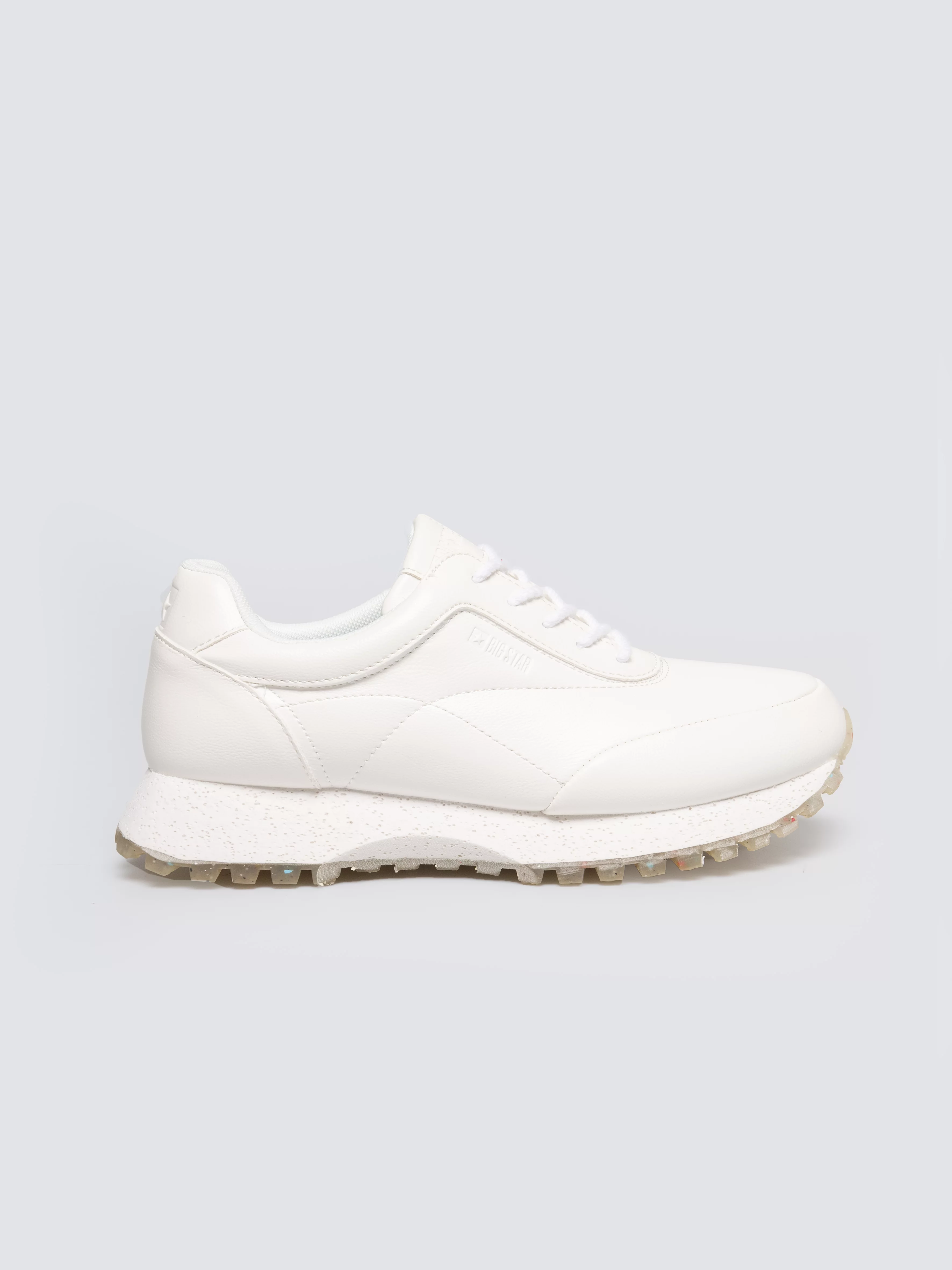 Sneakersy damskie ze skóry ekologicznej białe OO274023 101