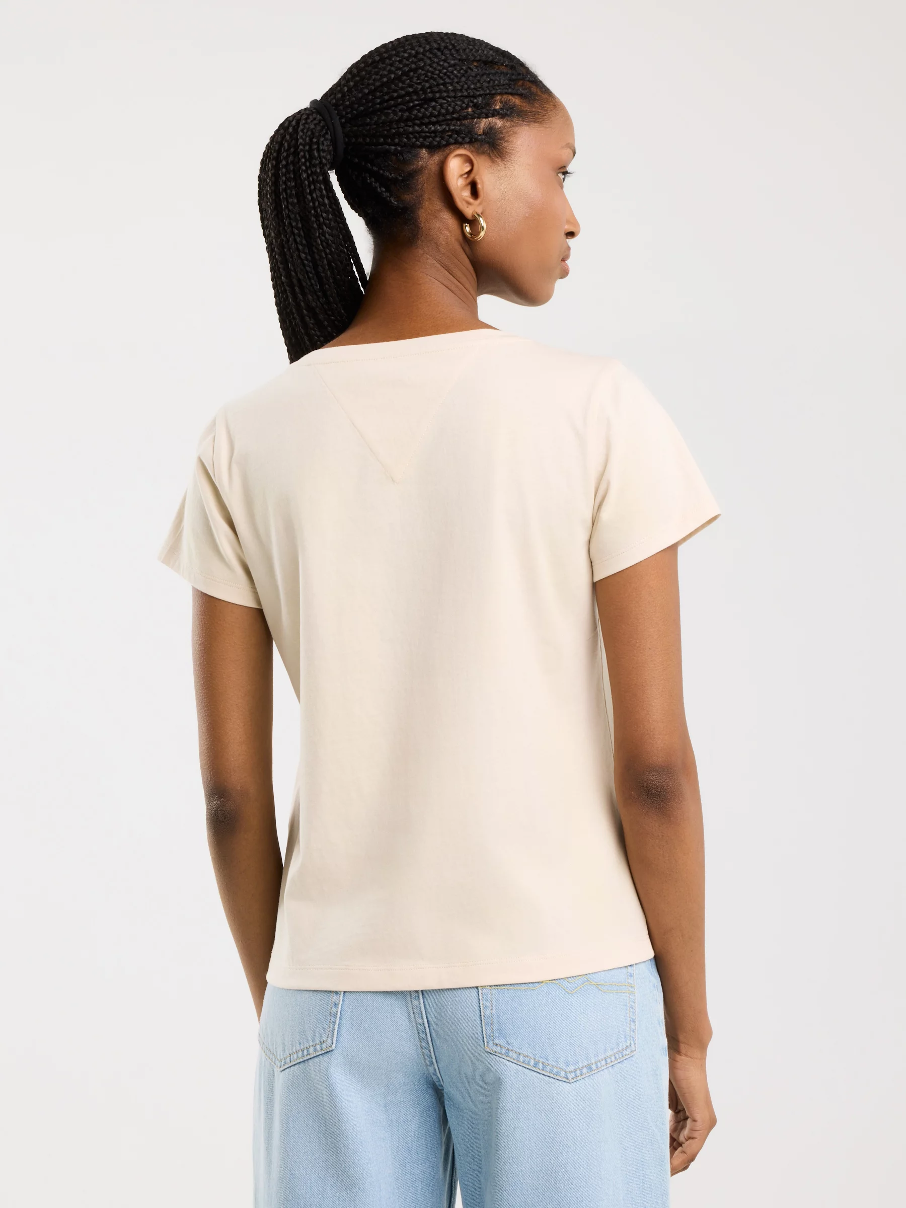 Koszulka damska z nadrukiem kremowa Alota 103