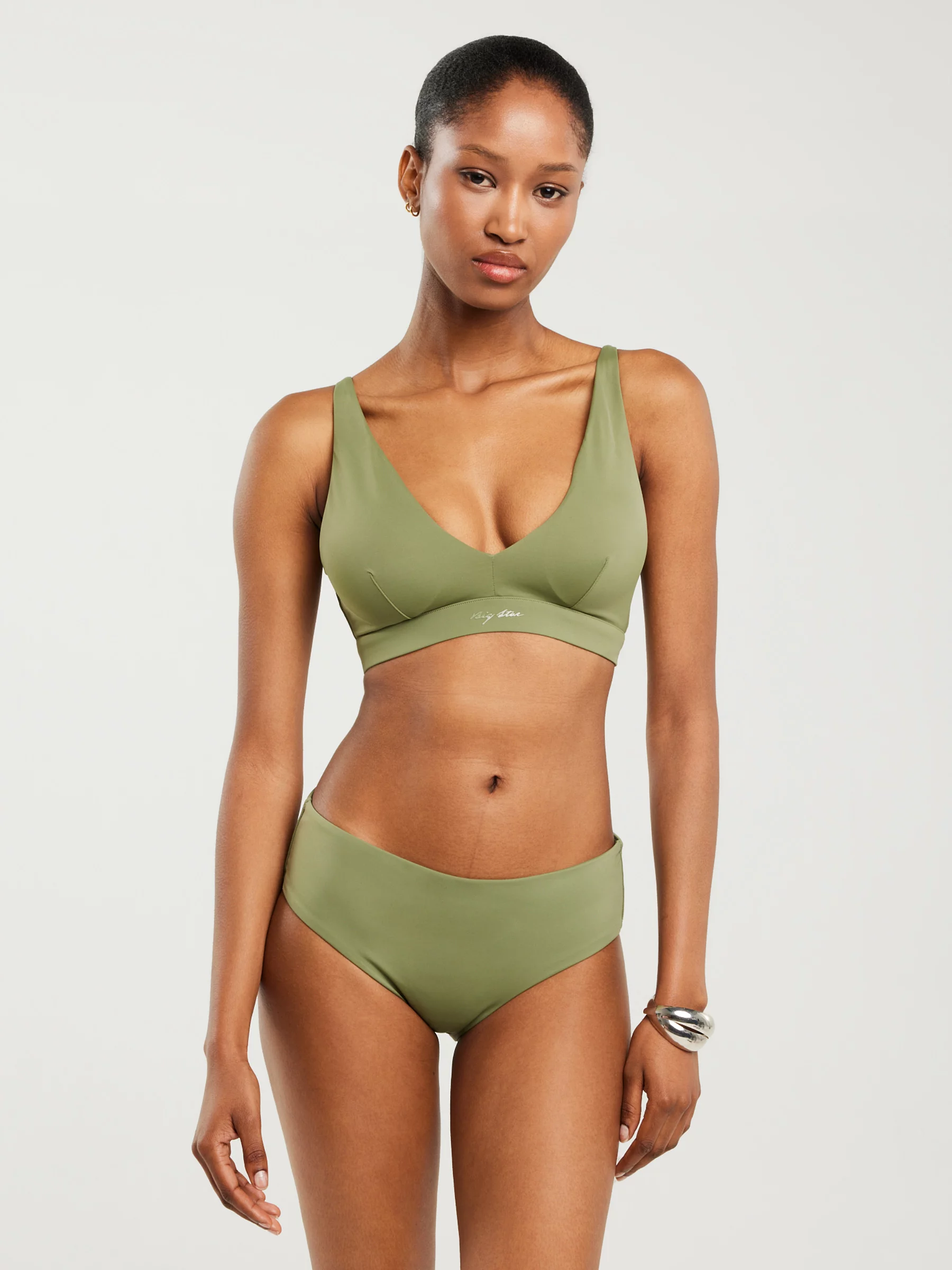 Dół od kostiumu kąpielowego khaki Morrasa 303