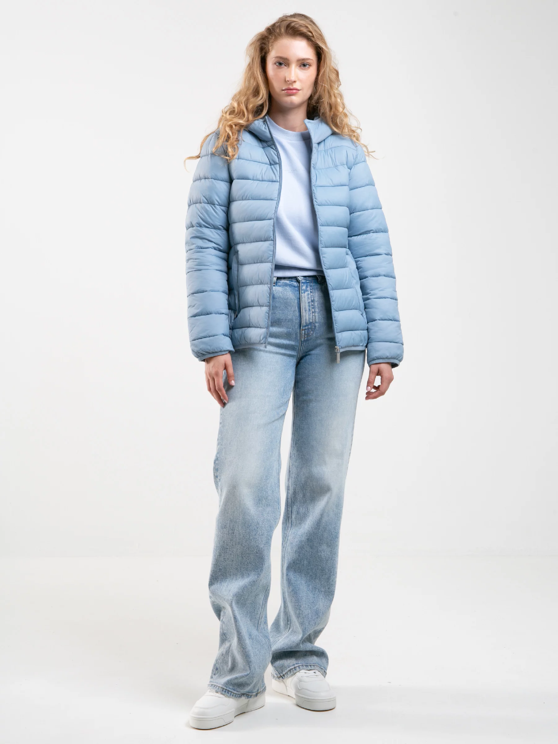 Kurtka damska przejściowa niebieska Venla 401