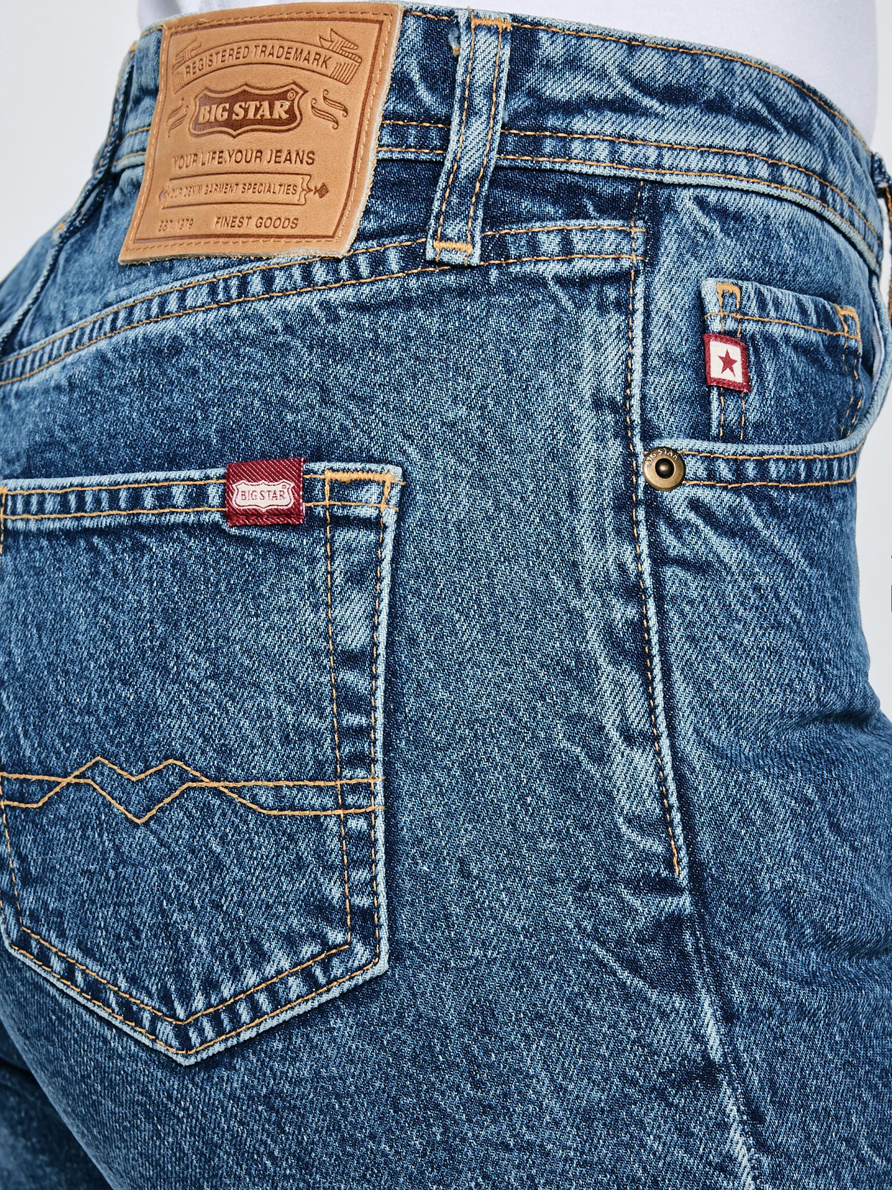 Jeansy damskie z kolekcji Authentic niebieskie Authentic 400