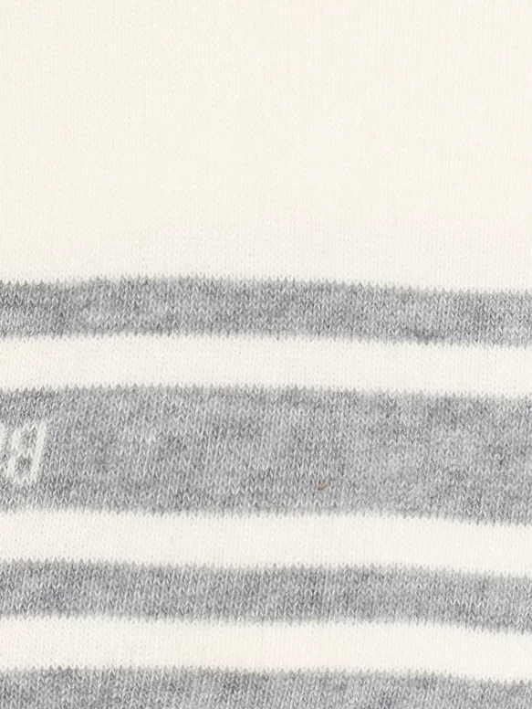 Stopki męskie z ozdobnymi paskami białe Marios 100