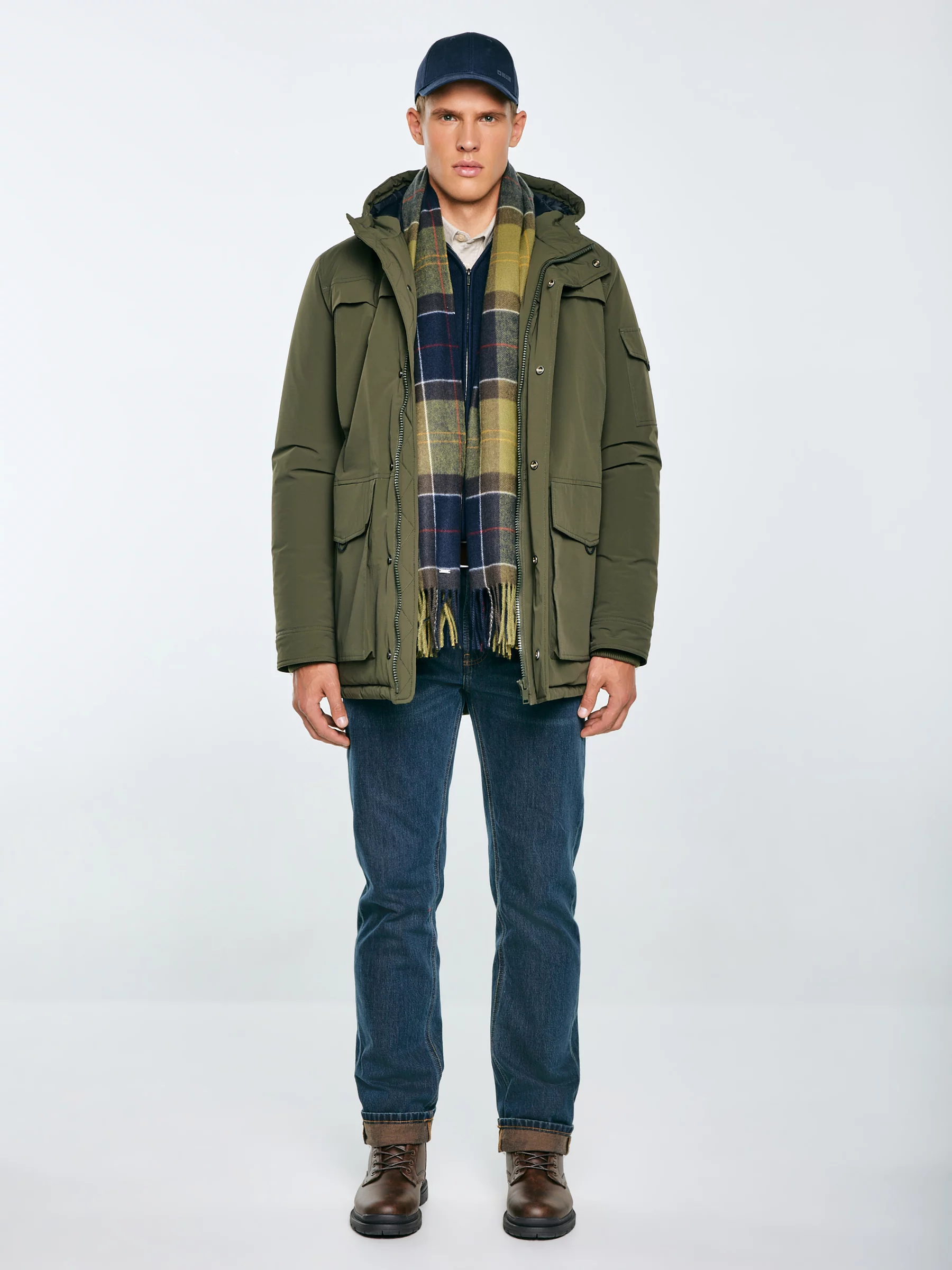 Kurtka męska z wypełnieniem khaki Lob 303