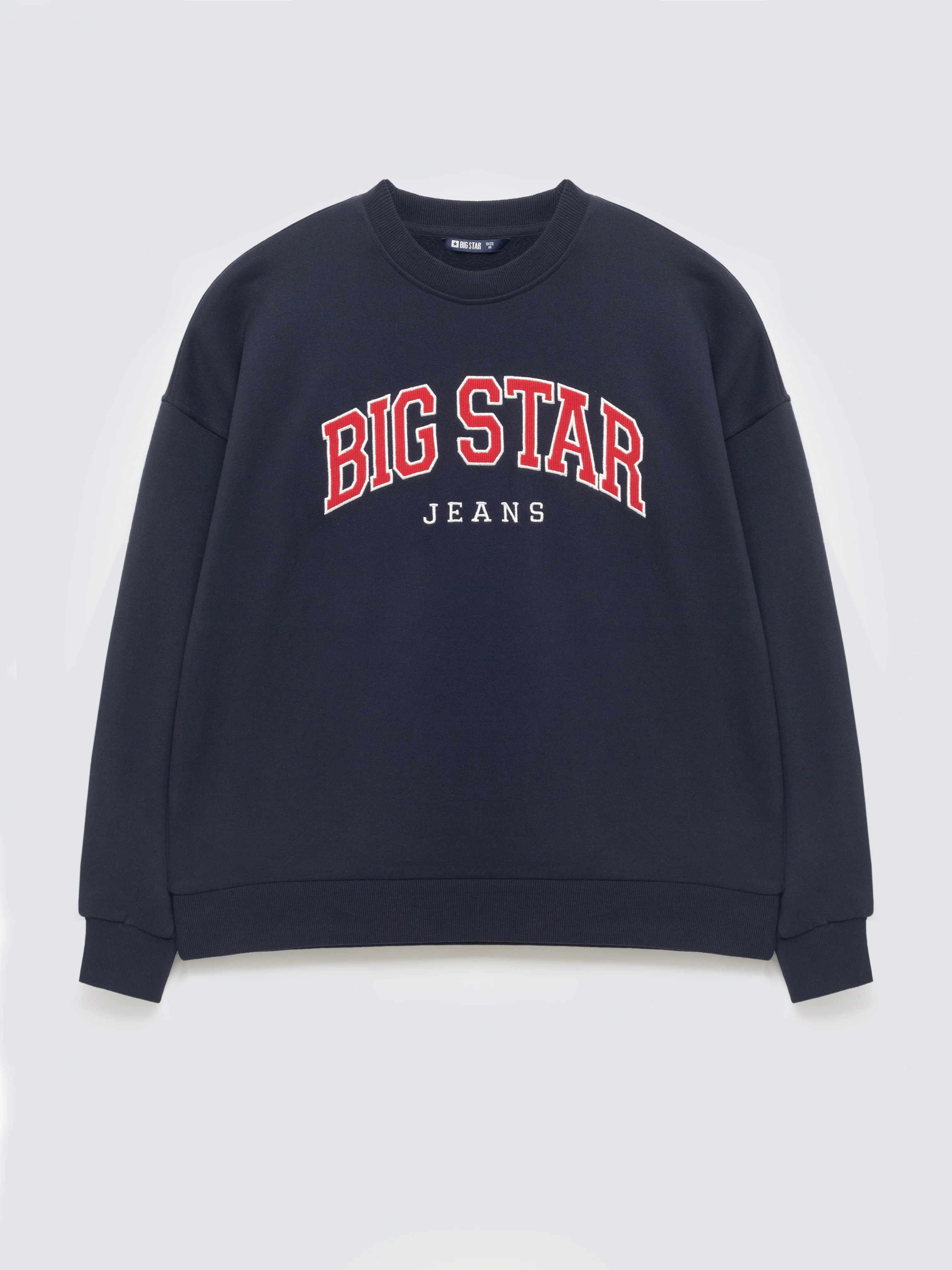 Bluza damska z logo BIG STAR granatowa Rubena 403