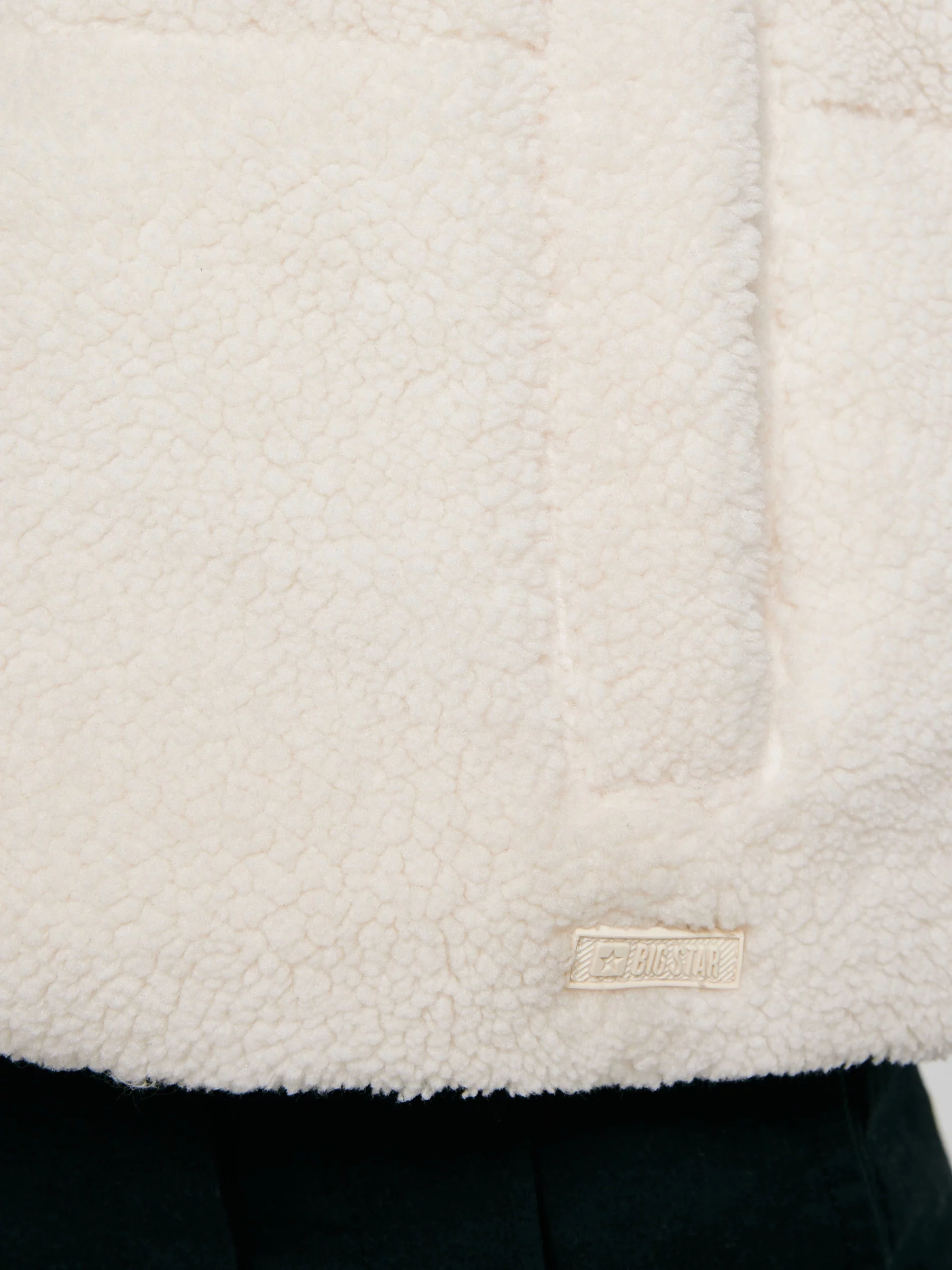 Kamizelka dziewczęca dwustronna kremowa Zoja 103