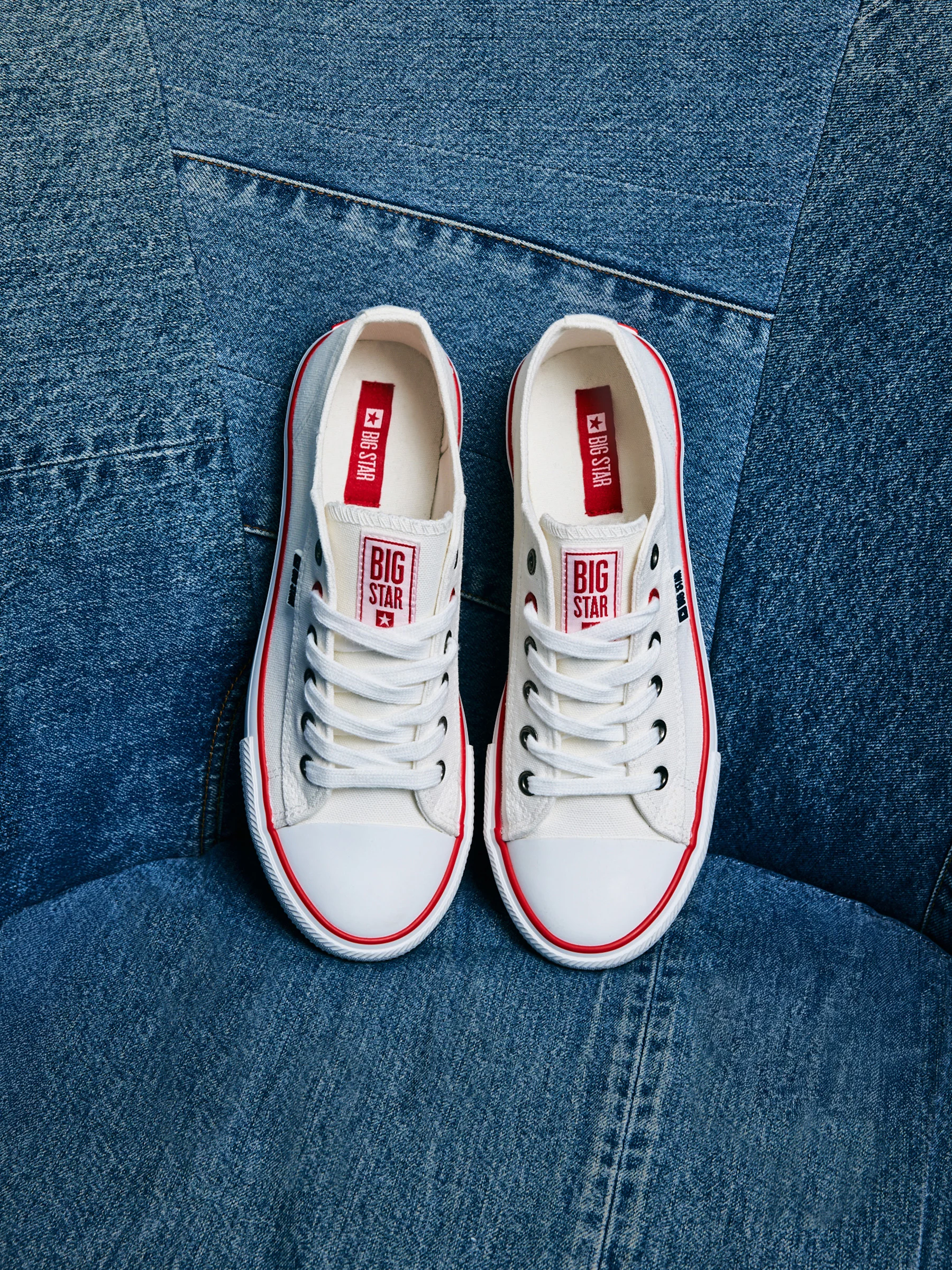 Trampki damskie niskie białe JJ274A500 101