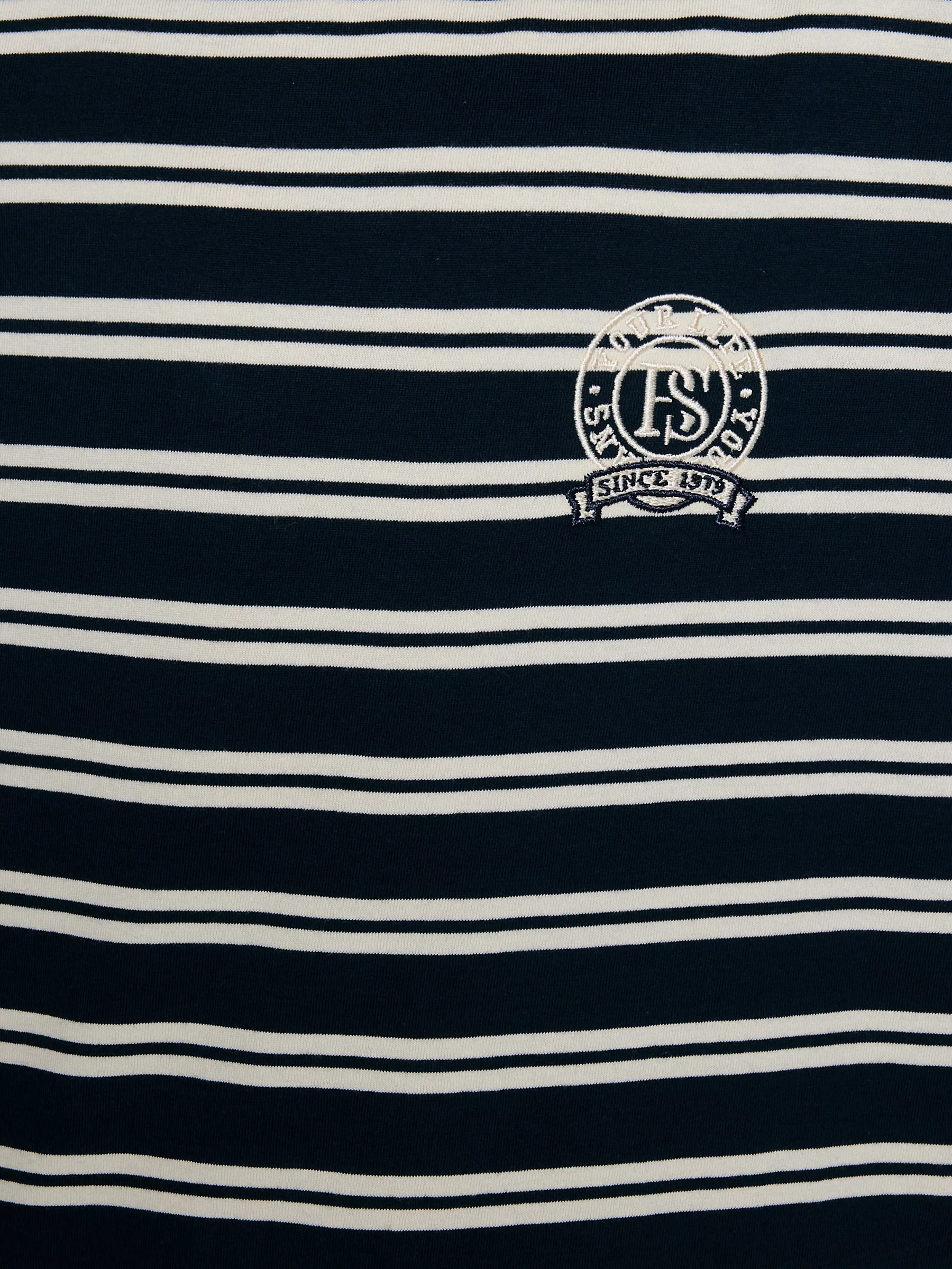 Koszulka chłopięca w paski granatowa Sewer 403