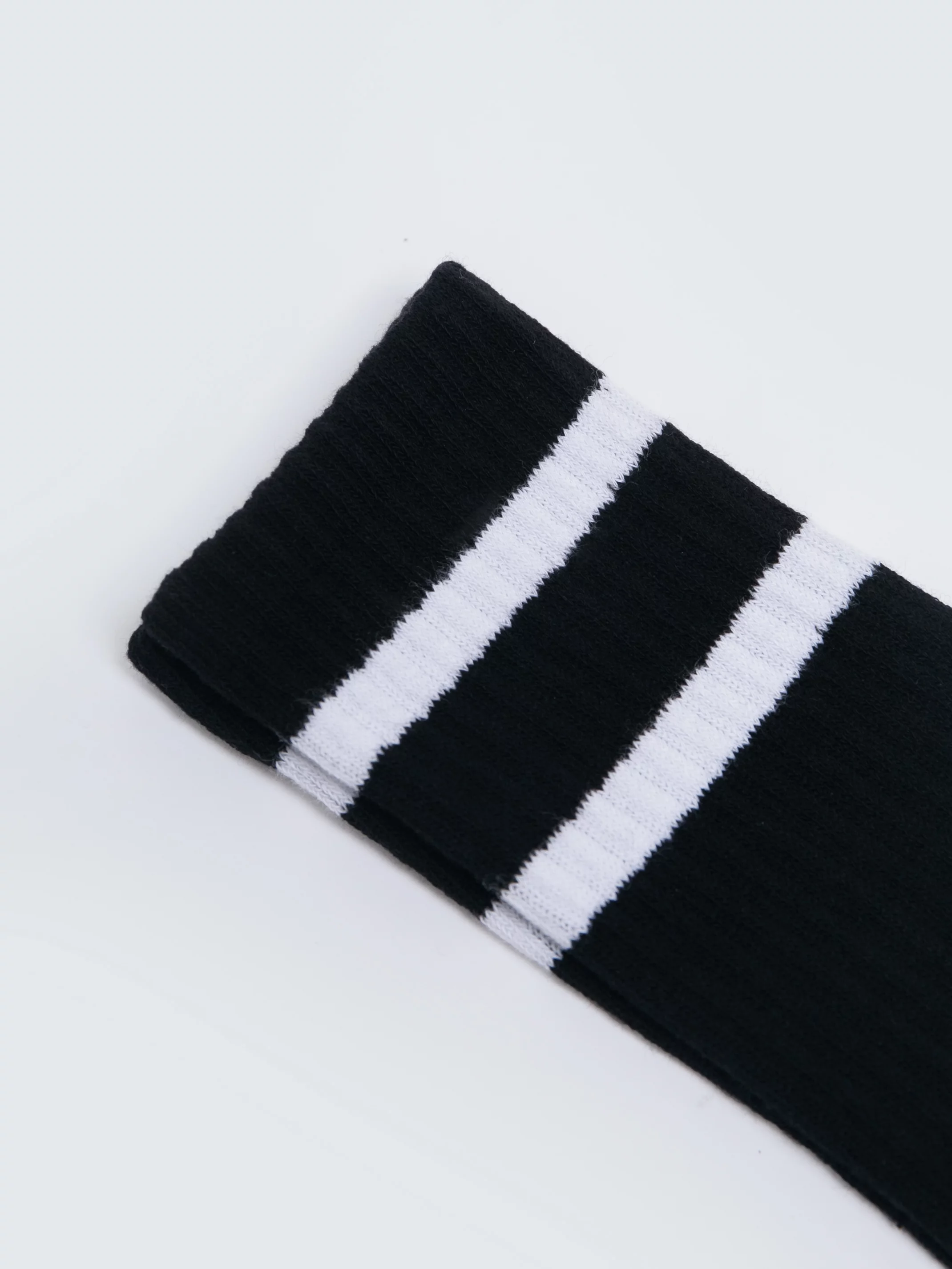 Skarpety długie czarne Ribs 906