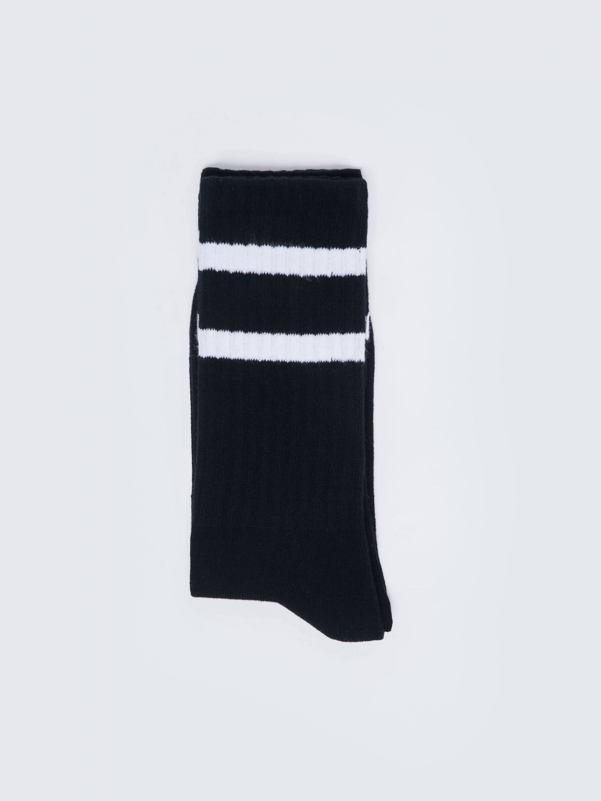 Skarpety długie czarne Ribs 906