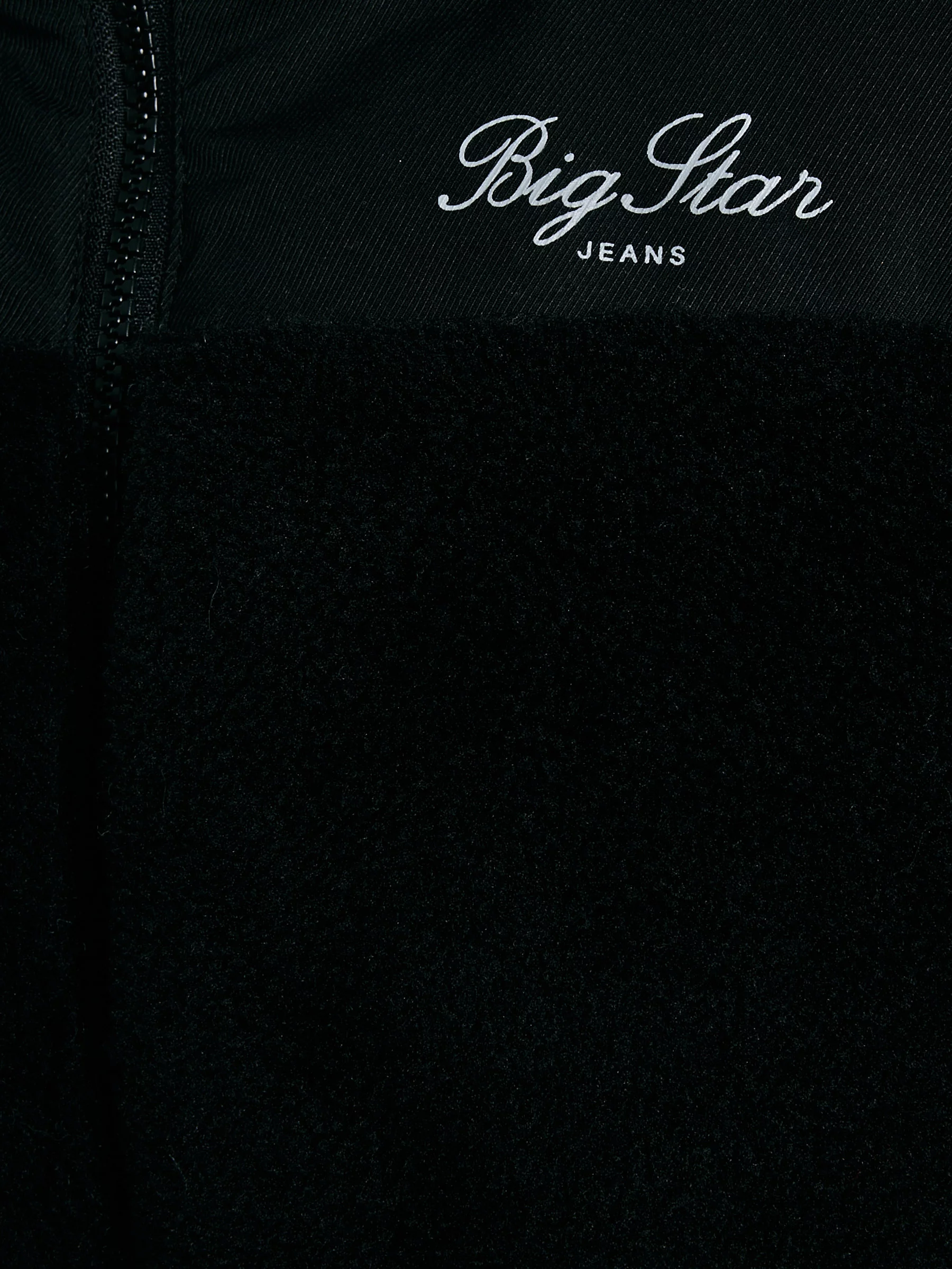 Kurtka dziewczęca pudełkowa z futerkiem czarna Kesja 906