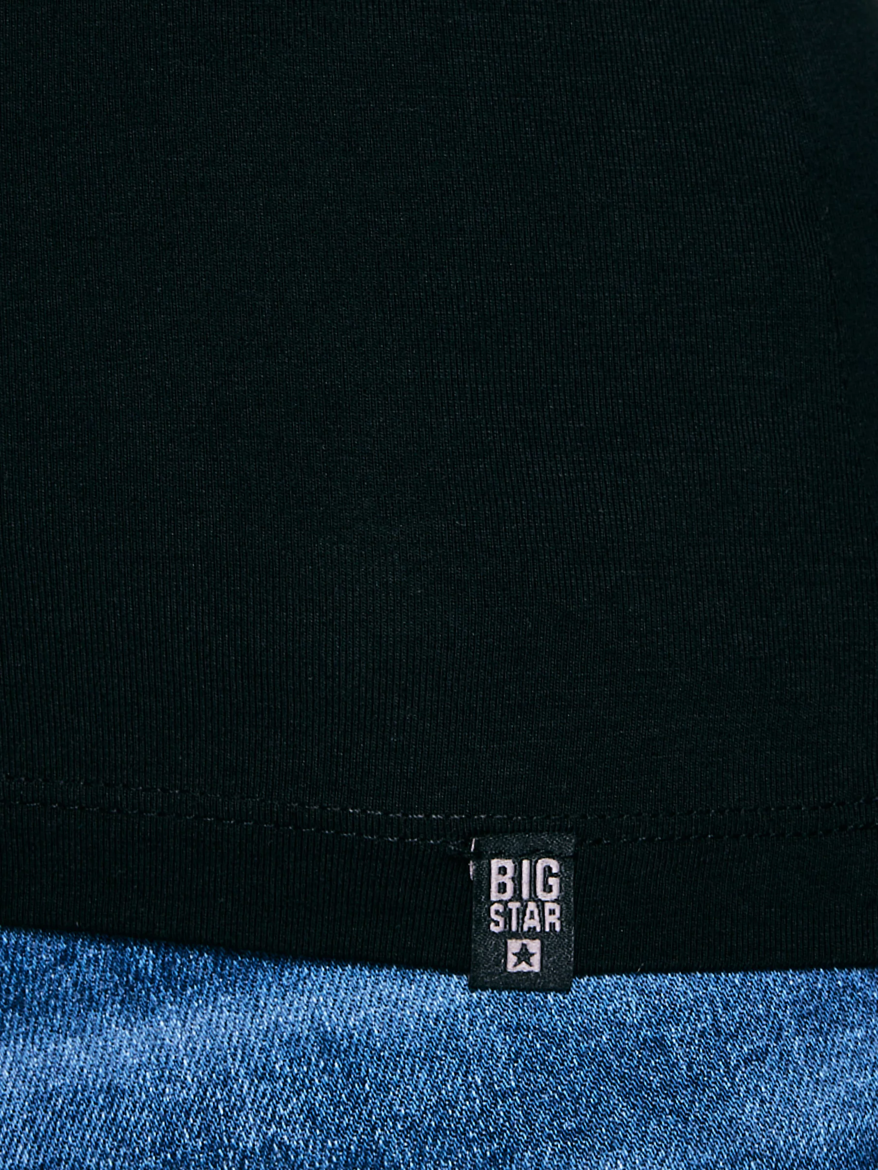 Bluzka damska z bawełny supima czarna Supiclassicala 906